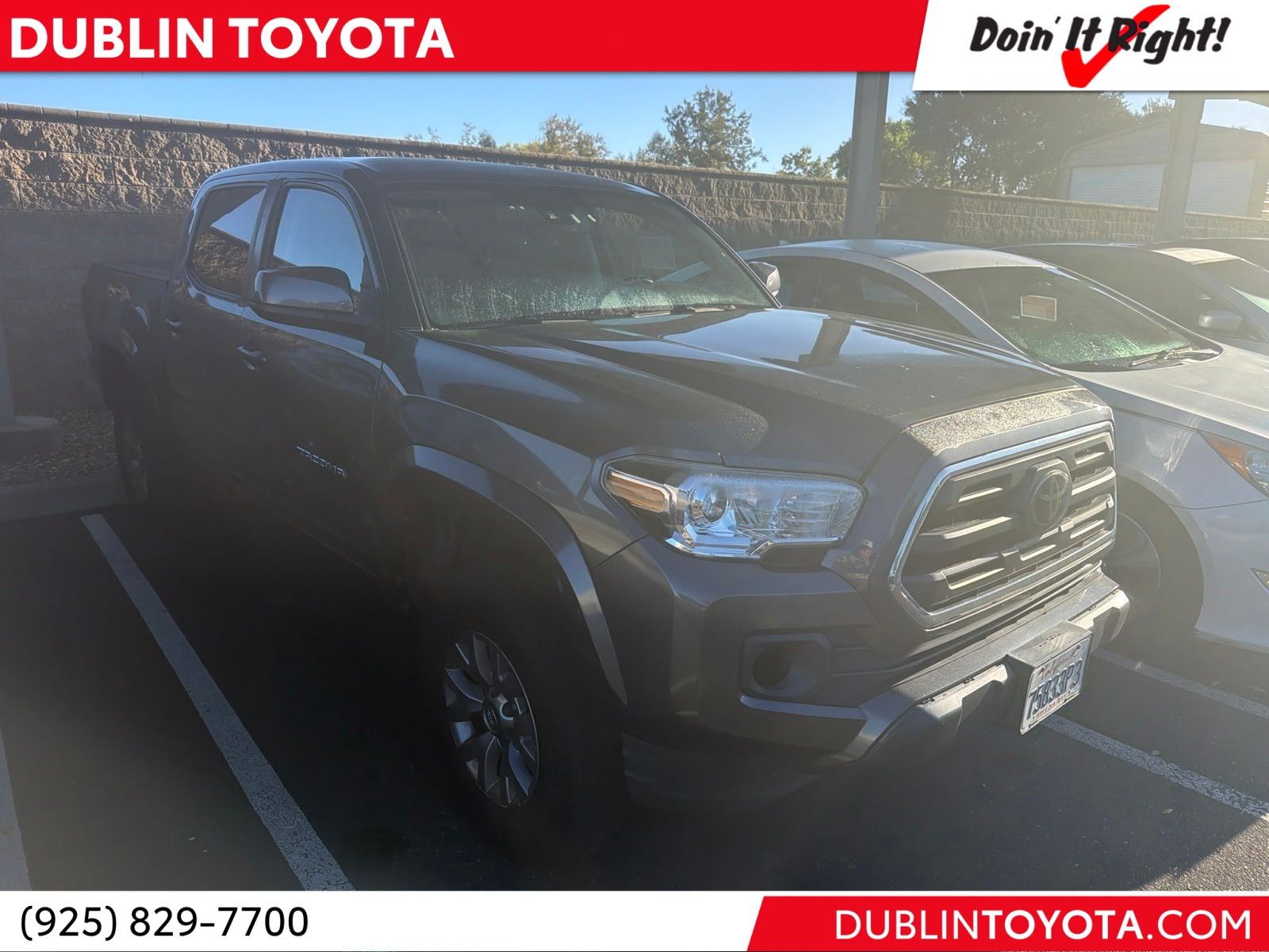Magnetic Gray Metallic 2019 Toyota Tacoma Pickup Truck 4X2 6-Speed Automatic