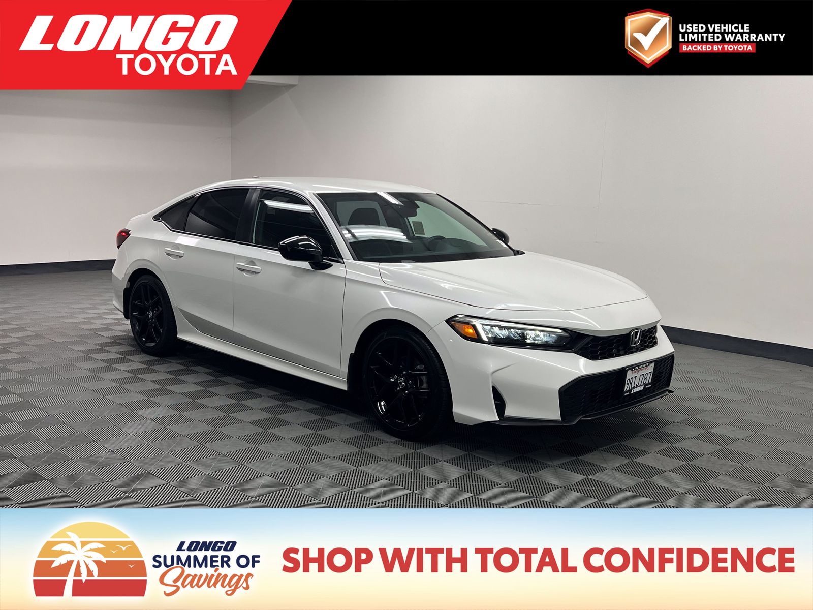 used 2025 Honda Civic car, priced at $26,288