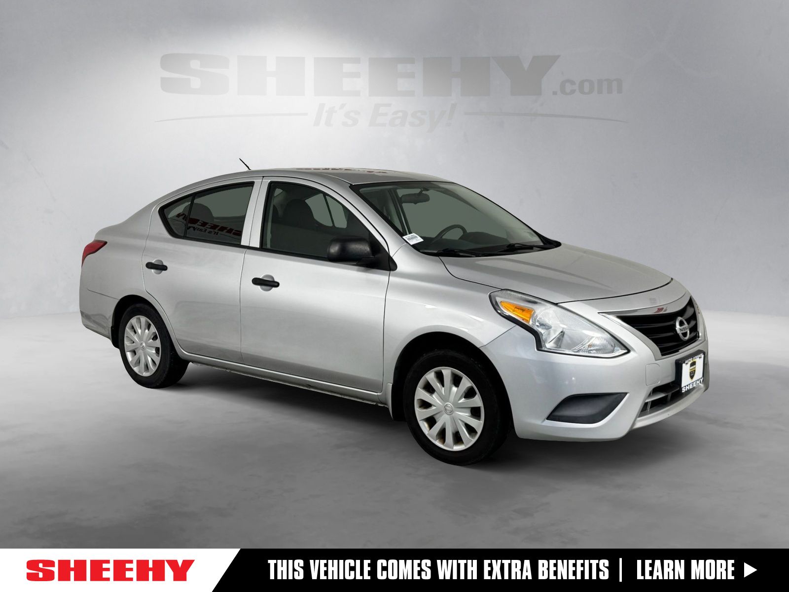 Brilliant Silver 2015 Nissan Versa Sedan Front-Wheel Drive 5-Speed Manual