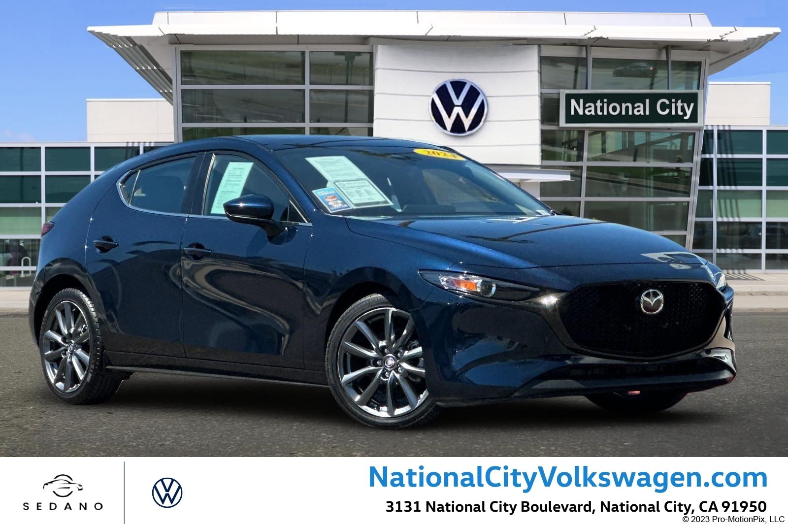 Deep Crystal Blue Mica 2024 Mazda MAZDA3 Hatchback Front-Wheel Drive 6-Speed Automatic