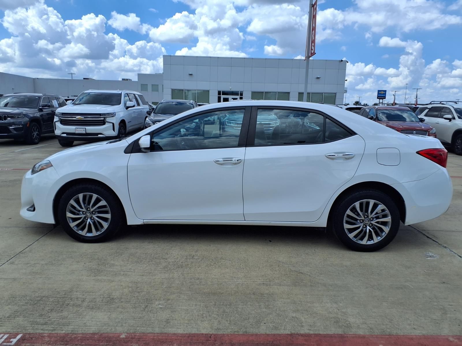 2017 Toyota Corolla XLE White at Durrett Motor Company