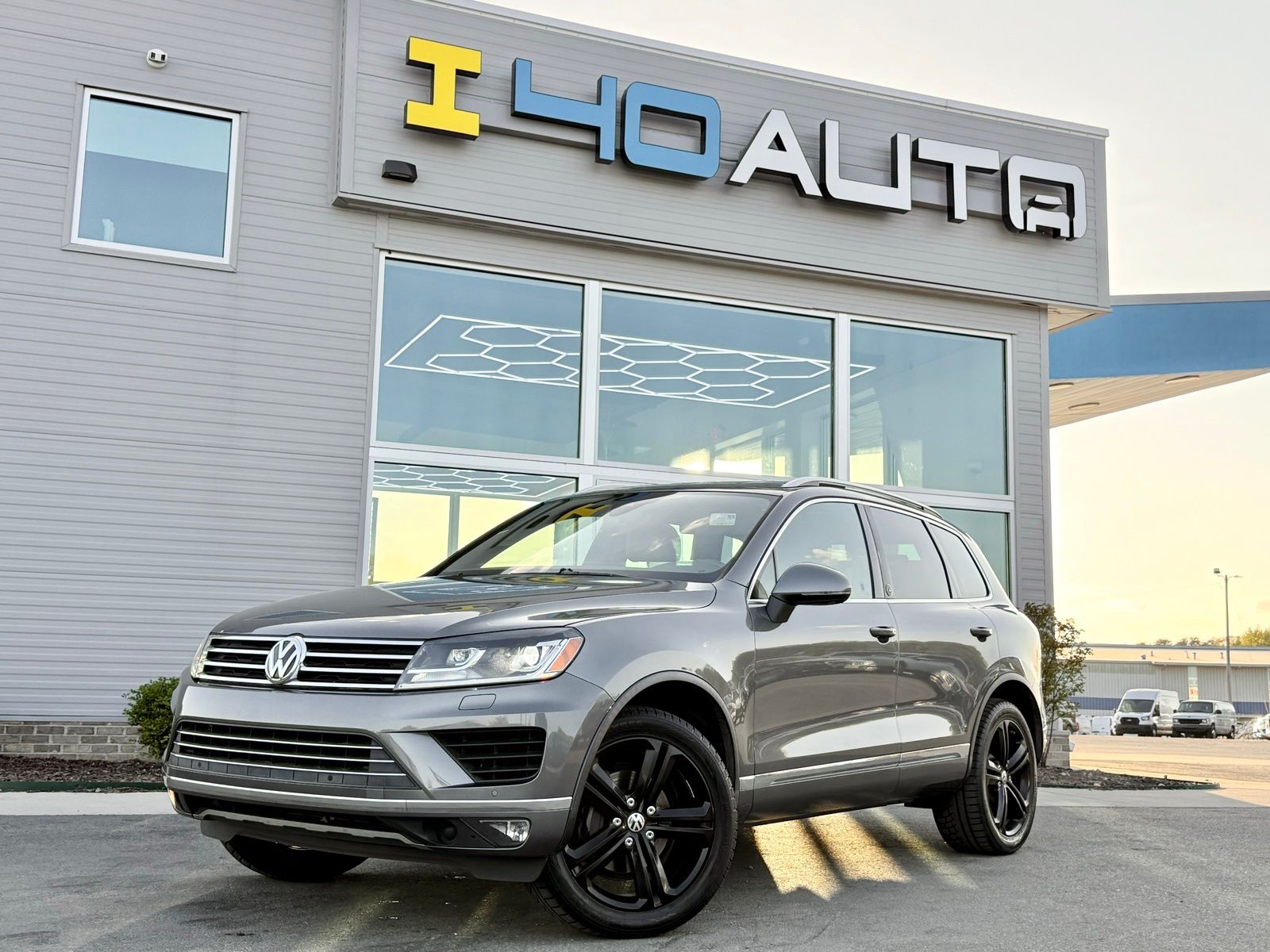 Gray 2017 Volkswagen Touareg V6 Wolfsburg SUV / Crossover All-Wheel Drive 8-Speed Automatic