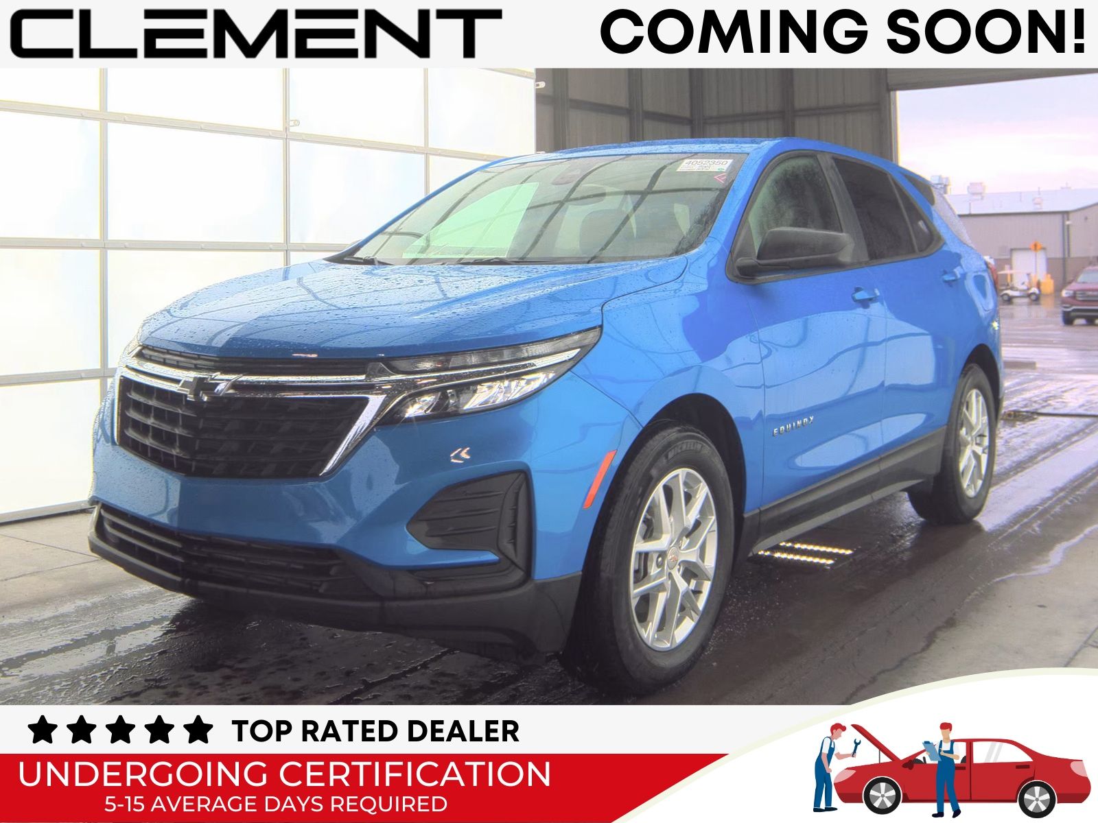 Riptide Blue Metallic 2024 Chevrolet Equinox SUV / Crossover Front-Wheel Drive 6-Speed Automatic Overdrive