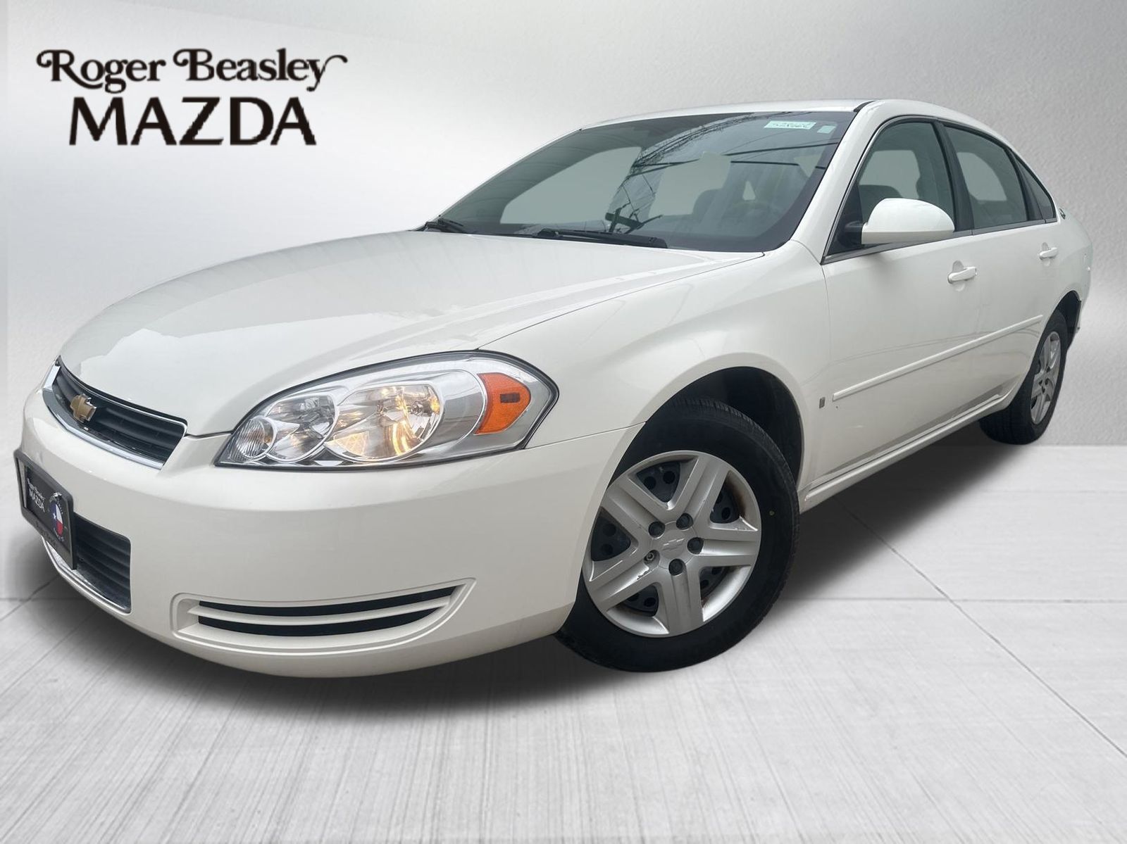 White 2007 Chevrolet Impala LS FWD Sedan Front-Wheel Drive 4-Speed Automatic Overdrive