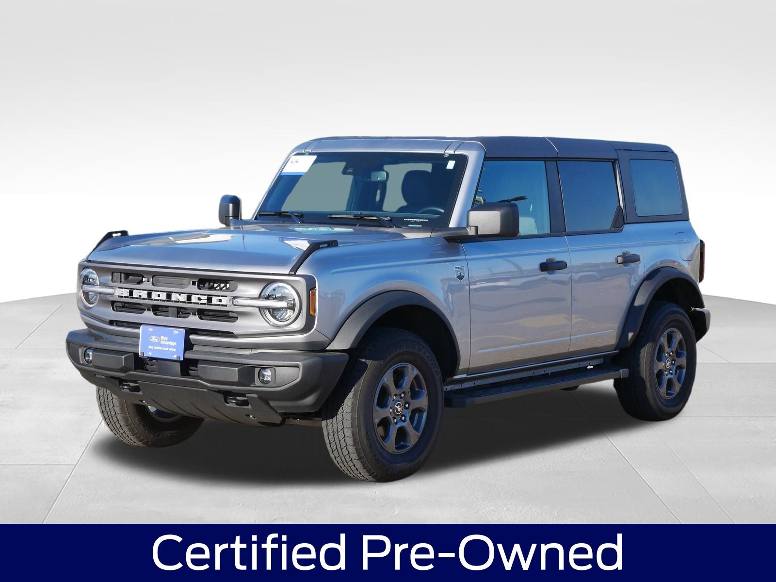 Iconic Silver Metallic 2024 Ford Bronco Big Bend 4-Door 4WD SUV / Crossover Four-Wheel Drive Automatic