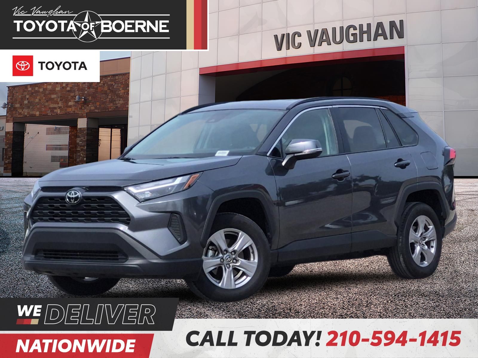 Magnetic Gray Metallic 2025 Toyota RAV4 SUV / Crossover Front-Wheel Drive 8-Speed Automatic