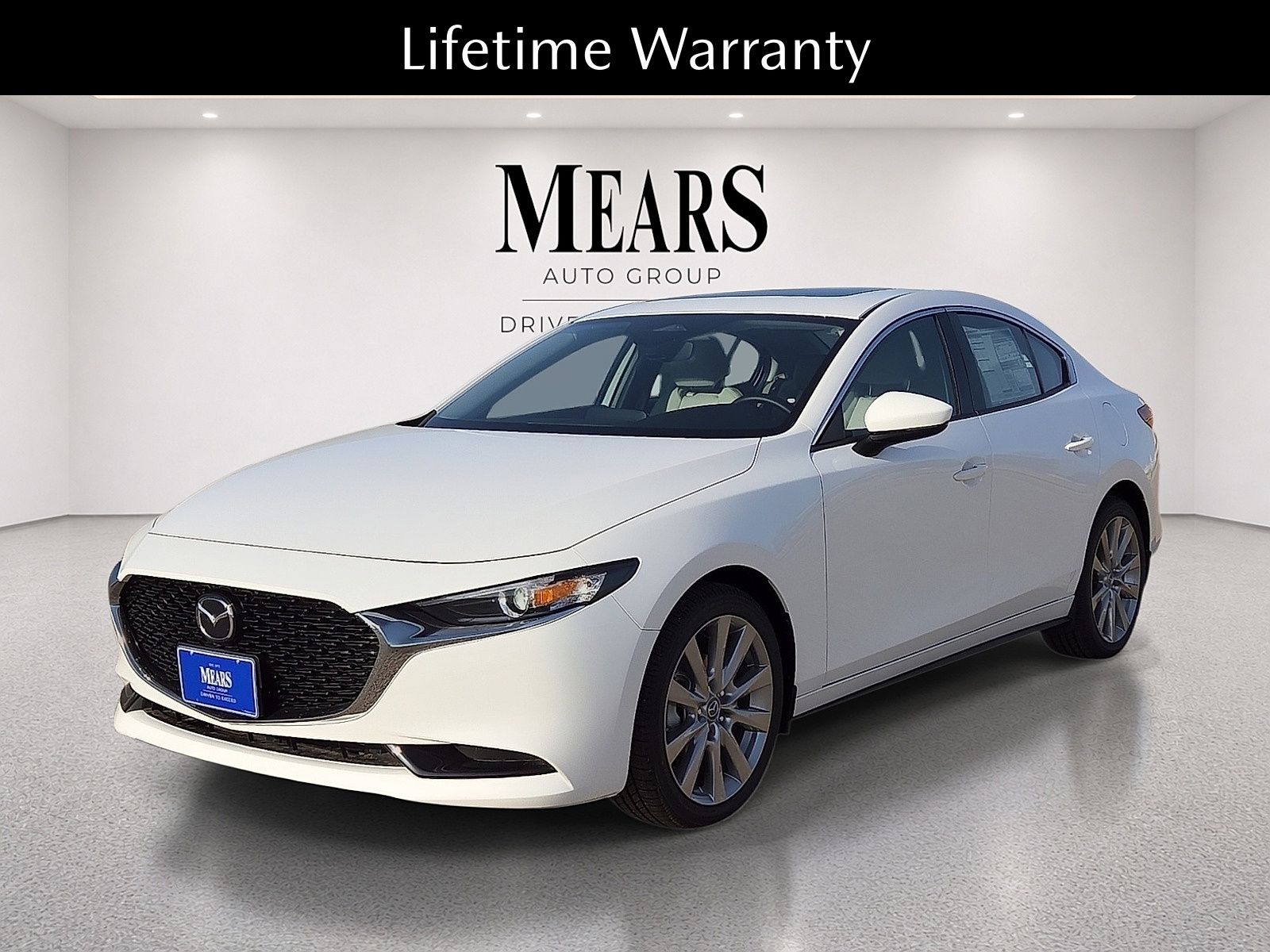 Snowflake White Pearl Mica 2026 Mazda MAZDA3 Sedan Front-Wheel Drive 6-Speed Automatic