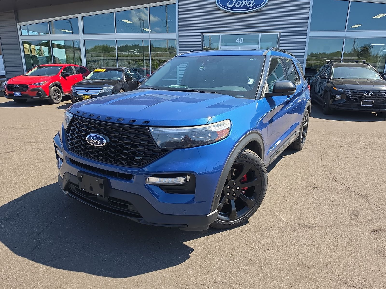 Atlas Blue Metallic 2020 Ford Explorer ST AWD SUV / Crossover All-Wheel Drive Automatic