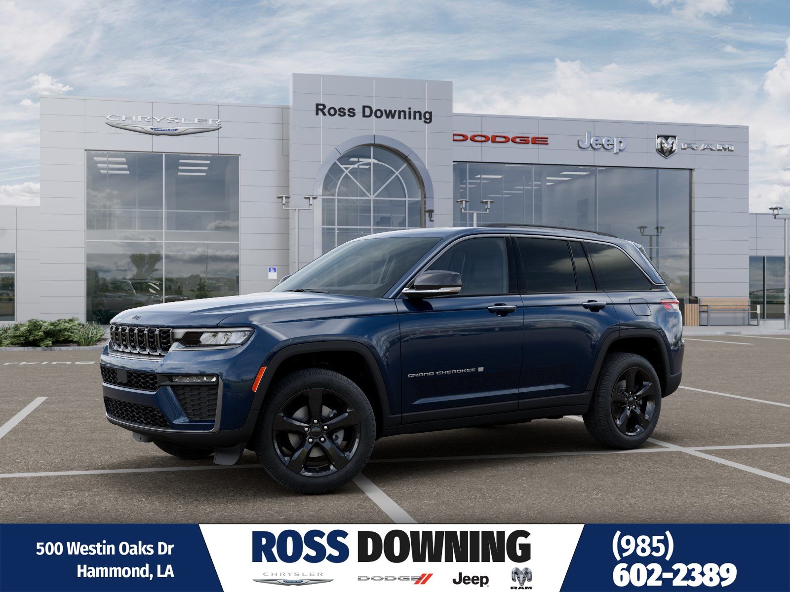 Fathom Blue Pearlcoat 2026 Jeep Grand Cherokee SUV / Crossover 4X2 8-Speed Automatic