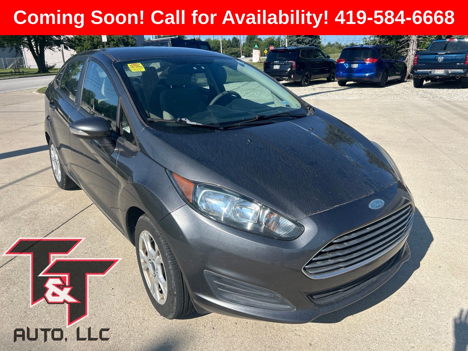 Gray (Magnetic) 2015 Ford Fiesta Sedan Front-Wheel Drive 6-Speed Automatic