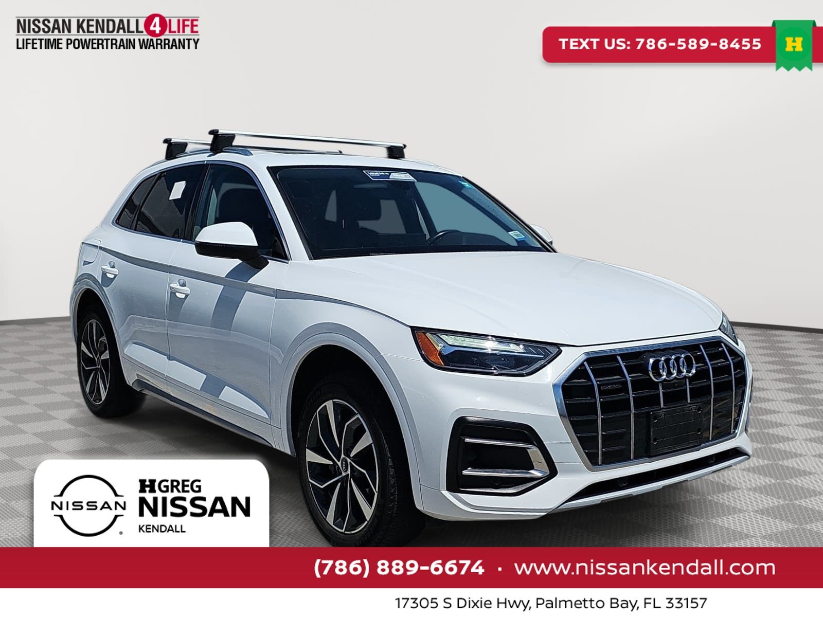 Glacier White Metallic 2021 Audi Q5 SUV / Crossover All-Wheel Drive 7-Speed Automatic