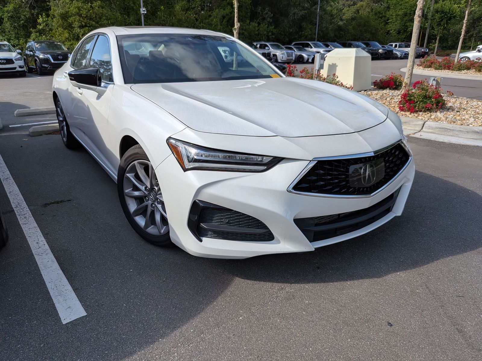 Platinum White Pearl 2023 Acura TLX FWD Sedan Front-Wheel Drive Automatic