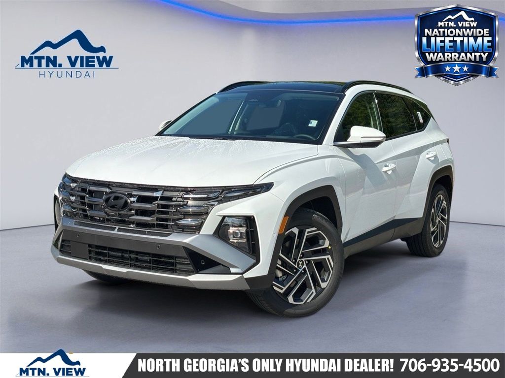 Creamy White Pearl 2026 Hyundai Tucson Hybrid SUV / Crossover All-Wheel Drive 6-Speed Automatic