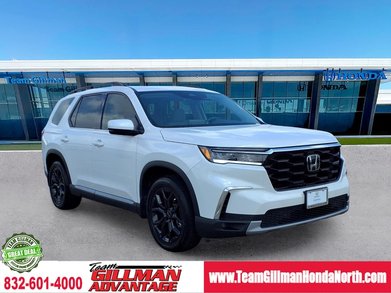 Platinum White Pearl 2025 Honda Pilot SUV / Crossover All-Wheel Drive Automatic