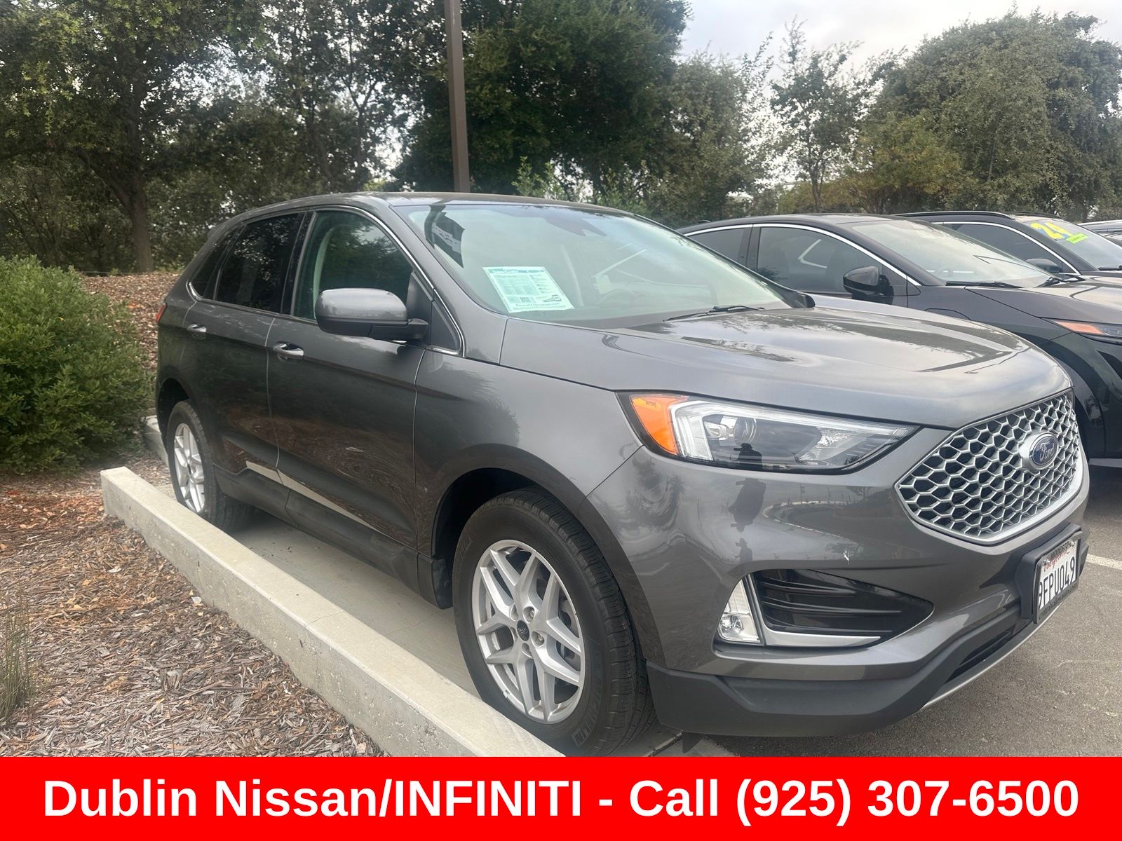 Gray Metallic 2023 Ford Edge SUV / Crossover All-Wheel Drive 8-Speed Automatic