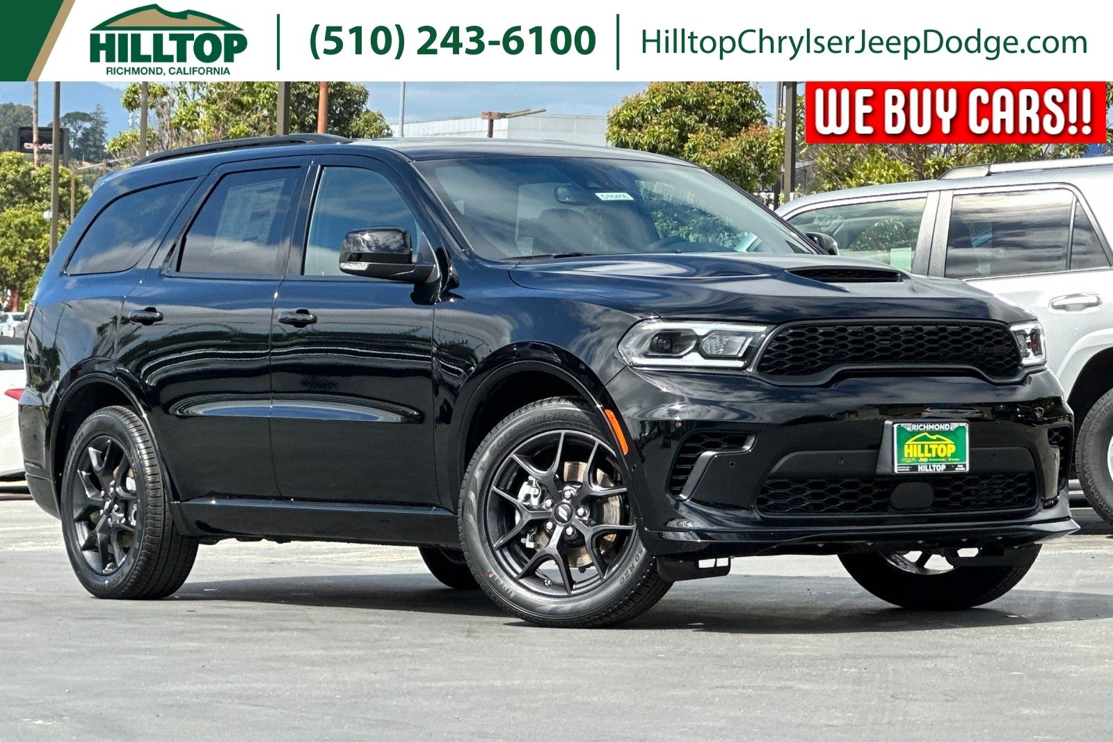 DB Black Crystal Clearcoat 2026 Dodge Durango GT HEMI Plus AWD SUV / Crossover All-Wheel Drive 8-Speed Automatic