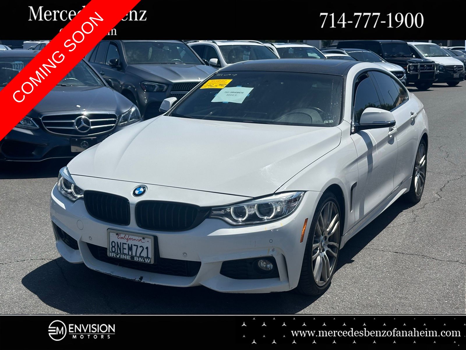 Alpine White 2017 BMW 4 Series 430i Gran Coupe RWD Sedan Rear-Wheel Drive 8-Speed Automatic