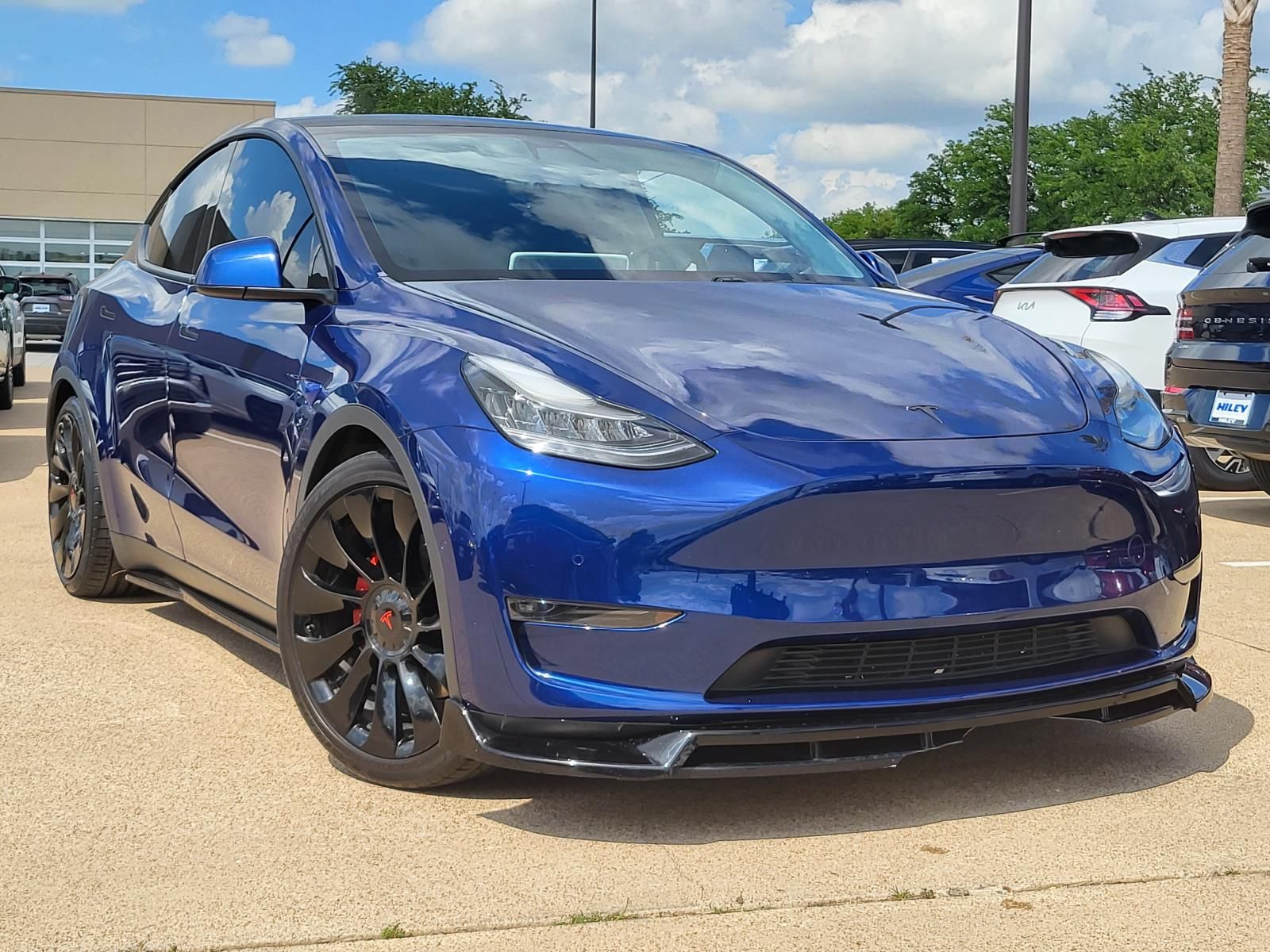 Deep Blue Metallic 2021 Tesla Model Y Performance AWD SUV / Crossover All-Wheel Drive 1-Speed Automatic