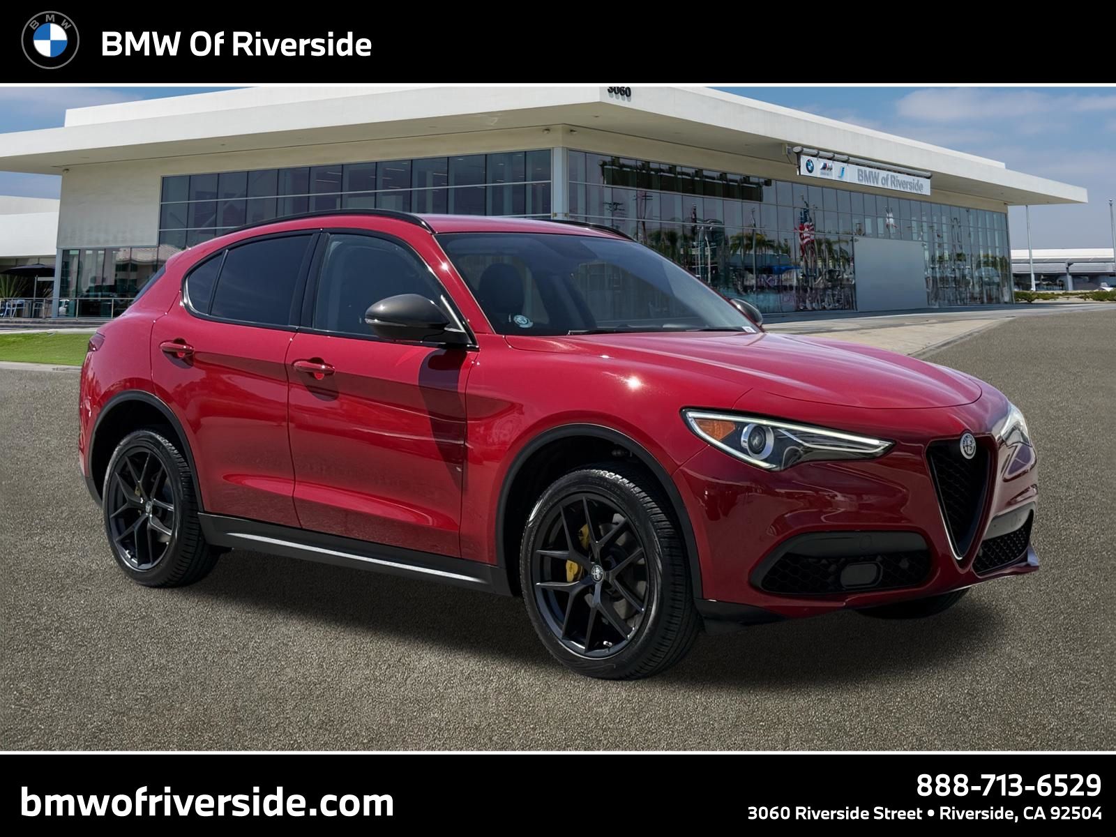 Alfa Rosso 2019 Alfa Romeo Stelvio RWD SUV / Crossover Rear-Wheel Drive 8-Speed Automatic