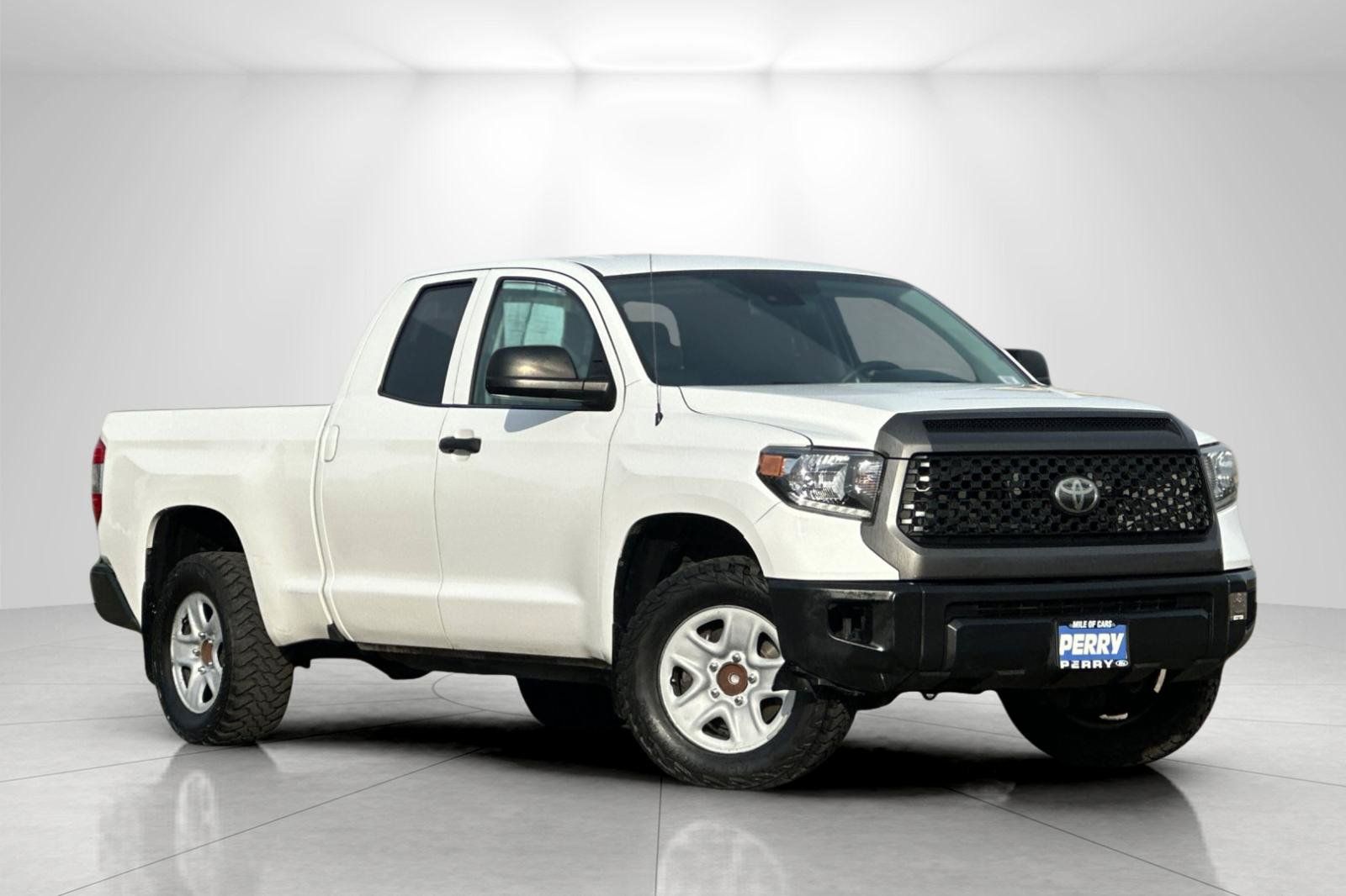Super White 2019 Toyota Tundra Pickup Truck 4X2 6-Speed Automatic