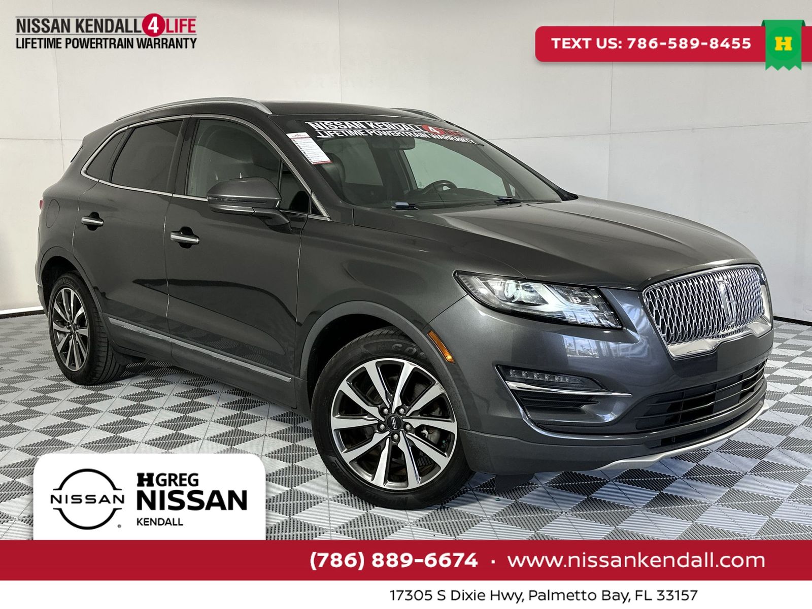 Magnetic Gray Metallic 2019 Lincoln MKC Reserve FWD SUV / Crossover Front-Wheel Drive 6-Speed Automatic