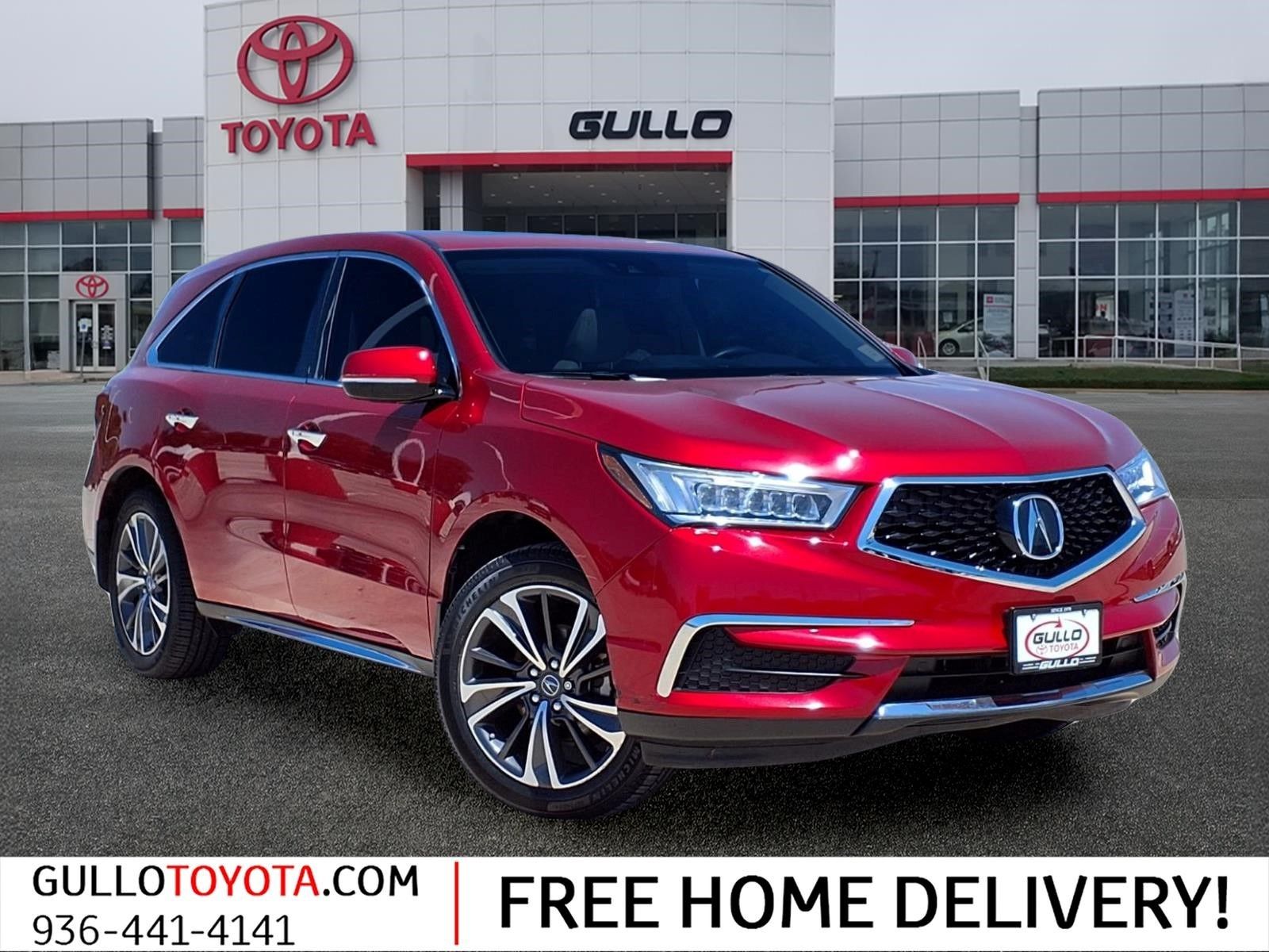 2020 Acura MDX Technology Red at Genesis of Spring