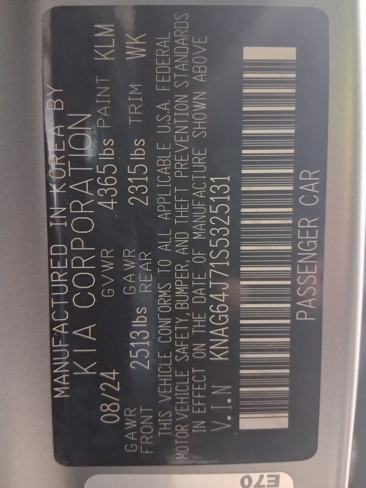 Used Car 2025 Kia K5  Gt-line For Sale Under $35,000 In Austin, Texas