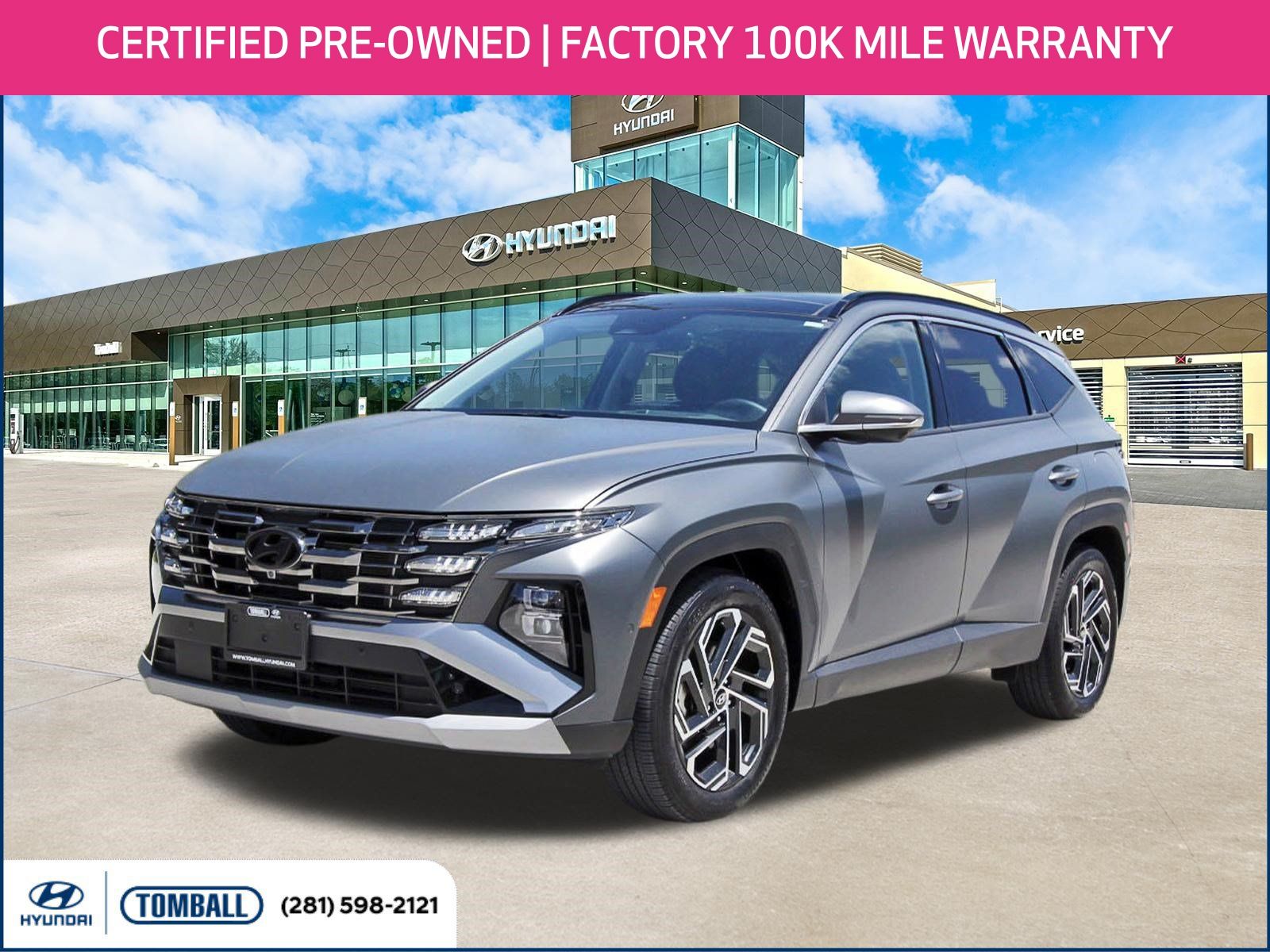 Ecotronic Gray Matte 2025 Hyundai Tucson SUV / Crossover Front-Wheel Drive 8-Speed Automatic