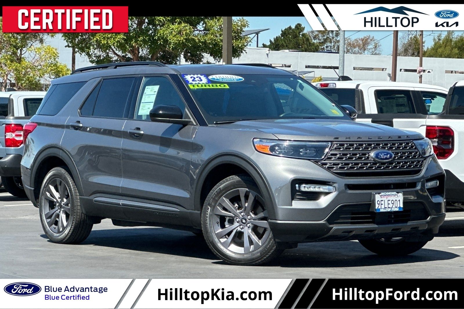 Gray Metallic 2023 Ford Explorer SUV / Crossover All-Wheel Drive Automatic