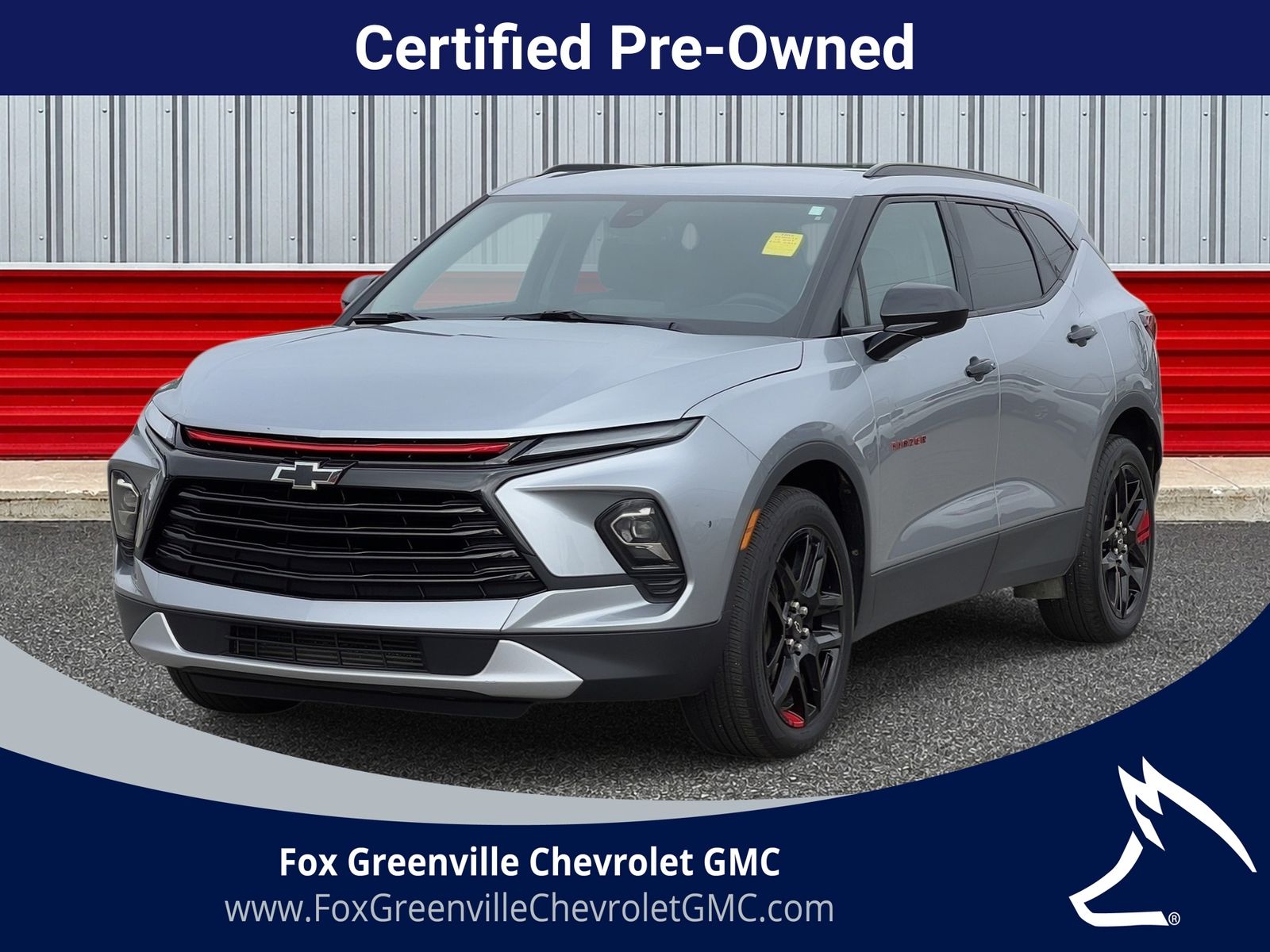 Sterling Gray Metallic 2024 Chevrolet Blazer SUV / Crossover All-Wheel Drive 9-Speed Automatic Overdrive