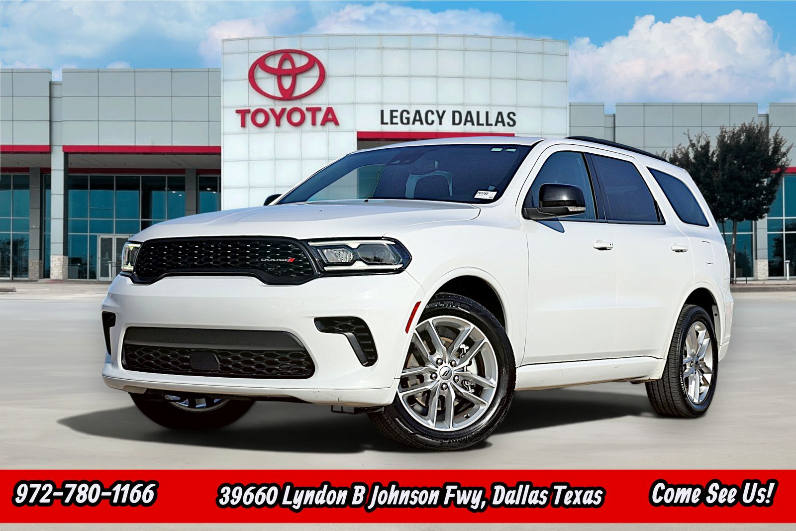 White Knuckle Clearcoat 2024 Dodge Durango SUV / Crossover All-Wheel Drive 8-Speed Automatic