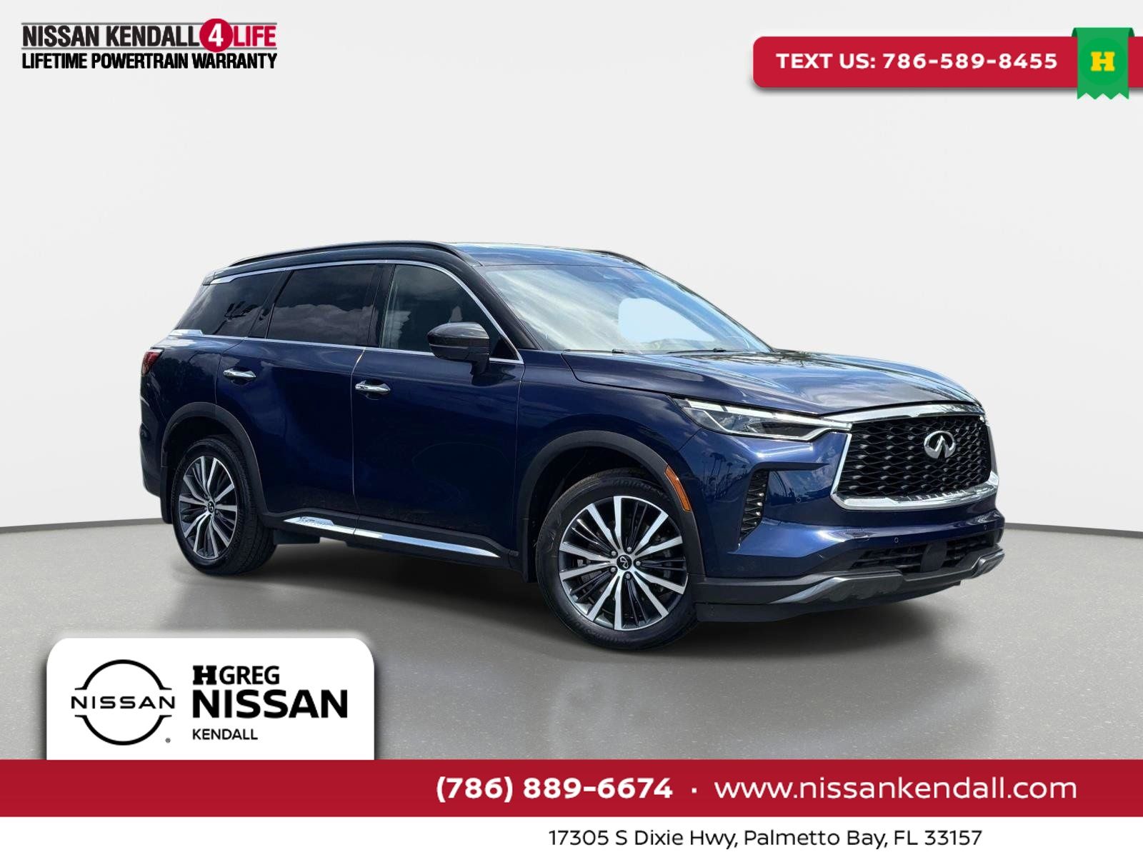 Blue 2025 INFINITI QX60 SUV / Crossover All-Wheel Drive Automatic
