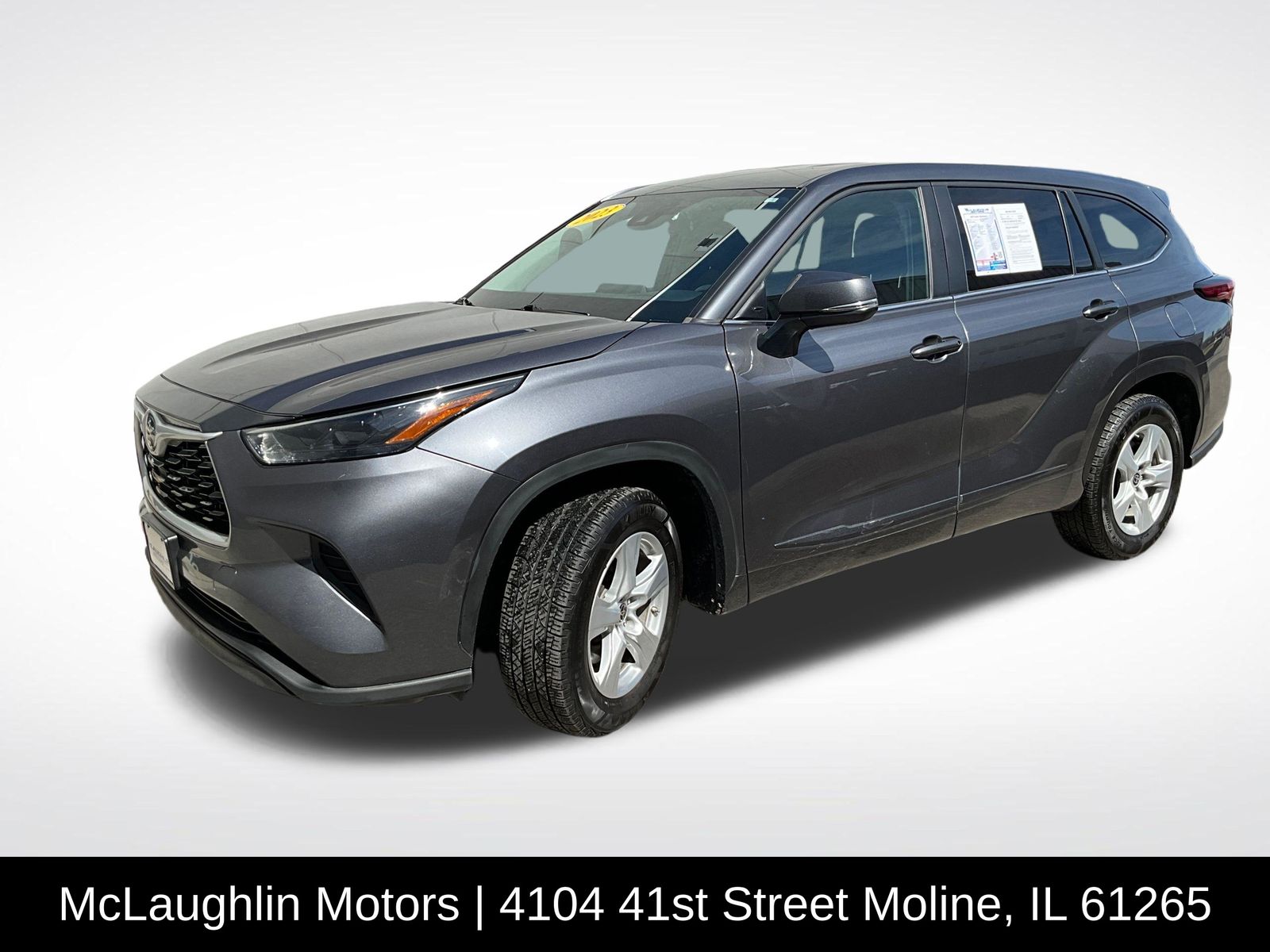 Magnetic Gray Metallic 2023 Toyota Highlander SUV / Crossover Front-Wheel Drive 8-Speed Automatic