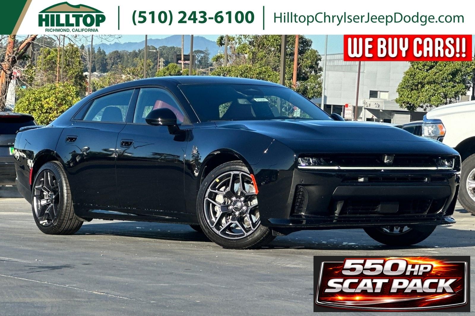 Black 2026 Dodge Charger Sedan 8-Speed Automatic