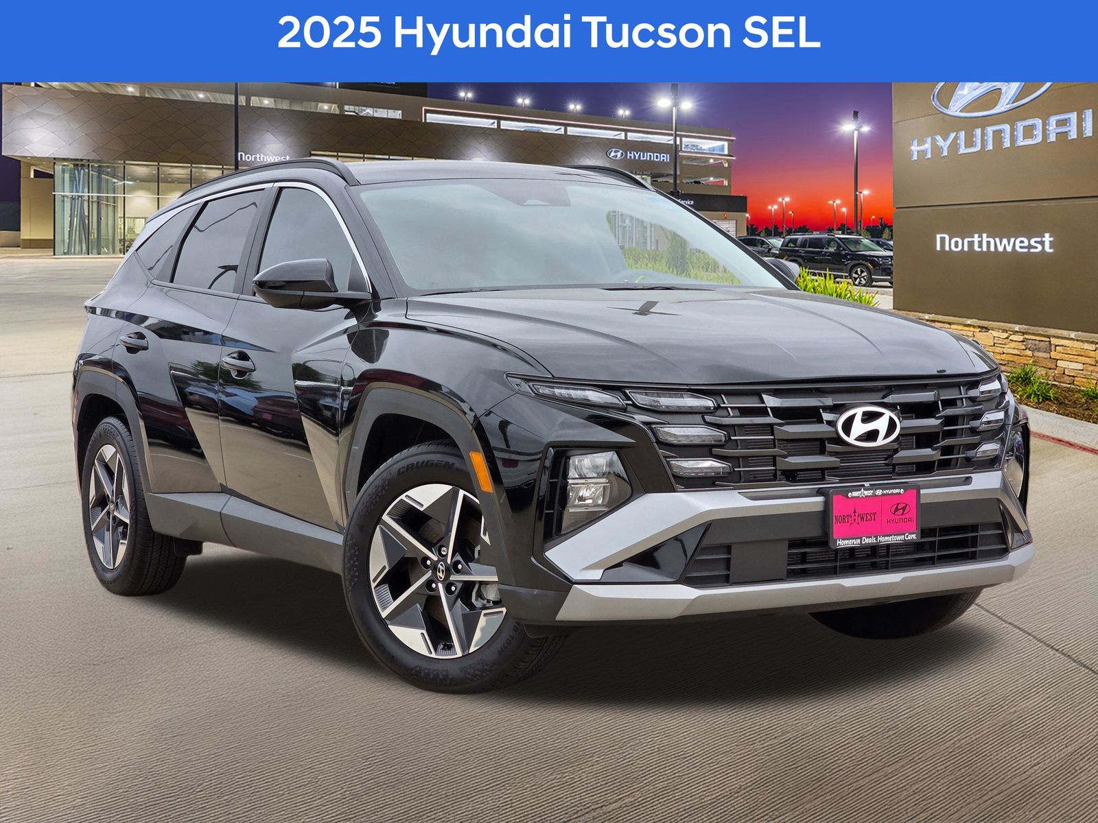 Phantom Black 2025 Hyundai Tucson SUV / Crossover Front-Wheel Drive 8-Speed Automatic