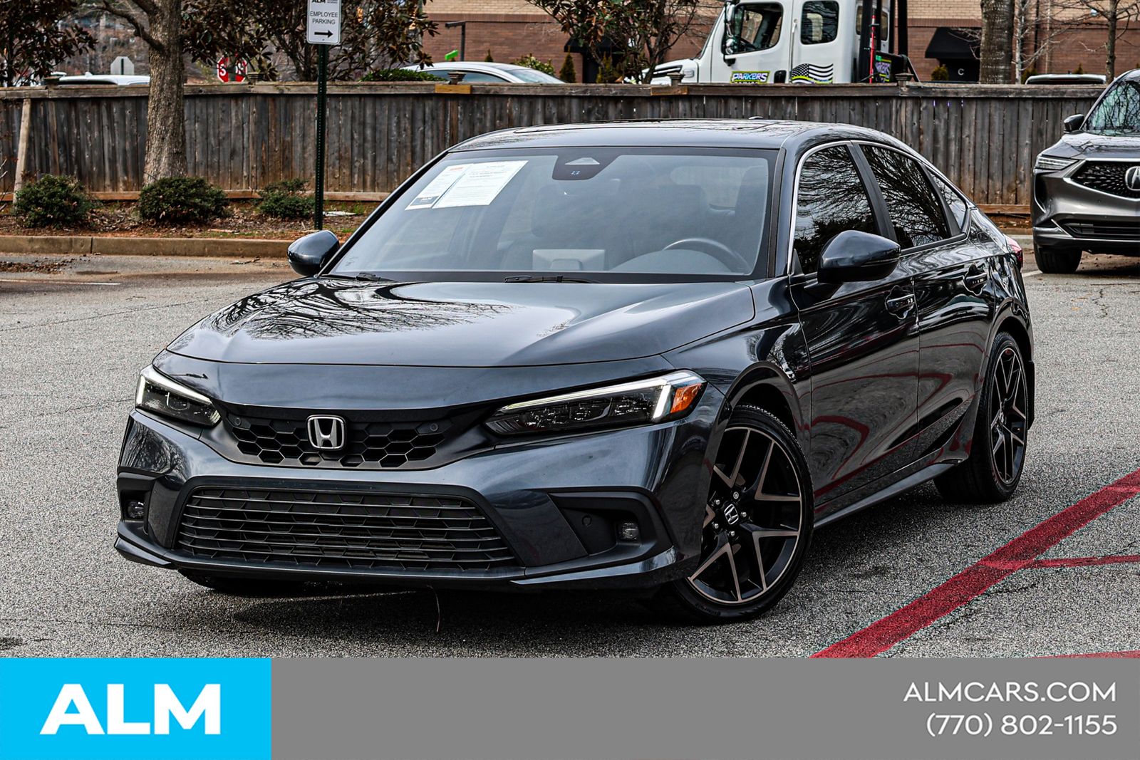 Sonic Gray Pearl 2023 Honda Civic Hatchback Sport Touring FWD Hatchback Front-Wheel Drive Continuously Variable Transmission