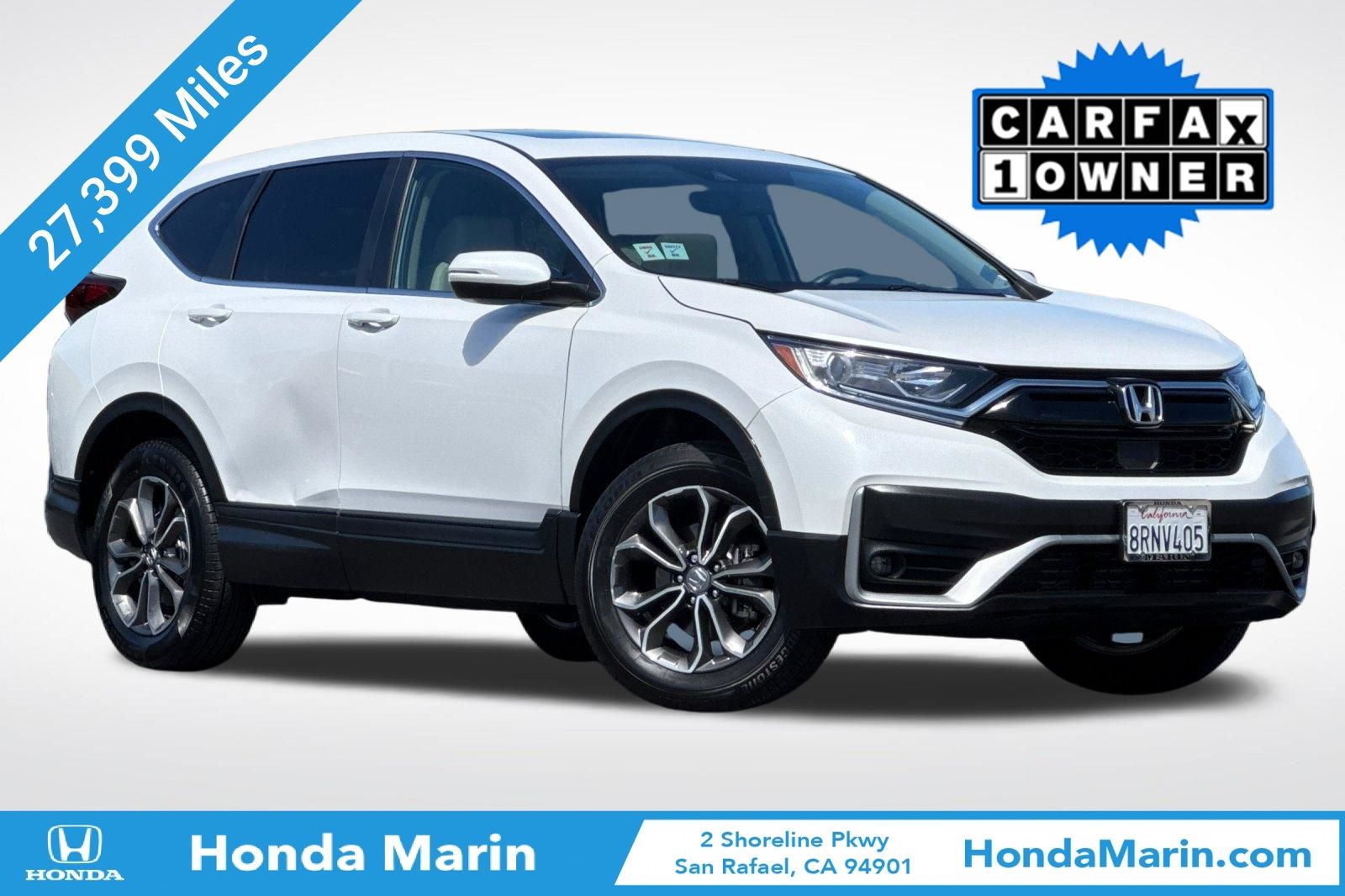 Platinum White Pearl 2020 Honda CR-V SUV / Crossover All-Wheel Drive Continuously Variable Transmission