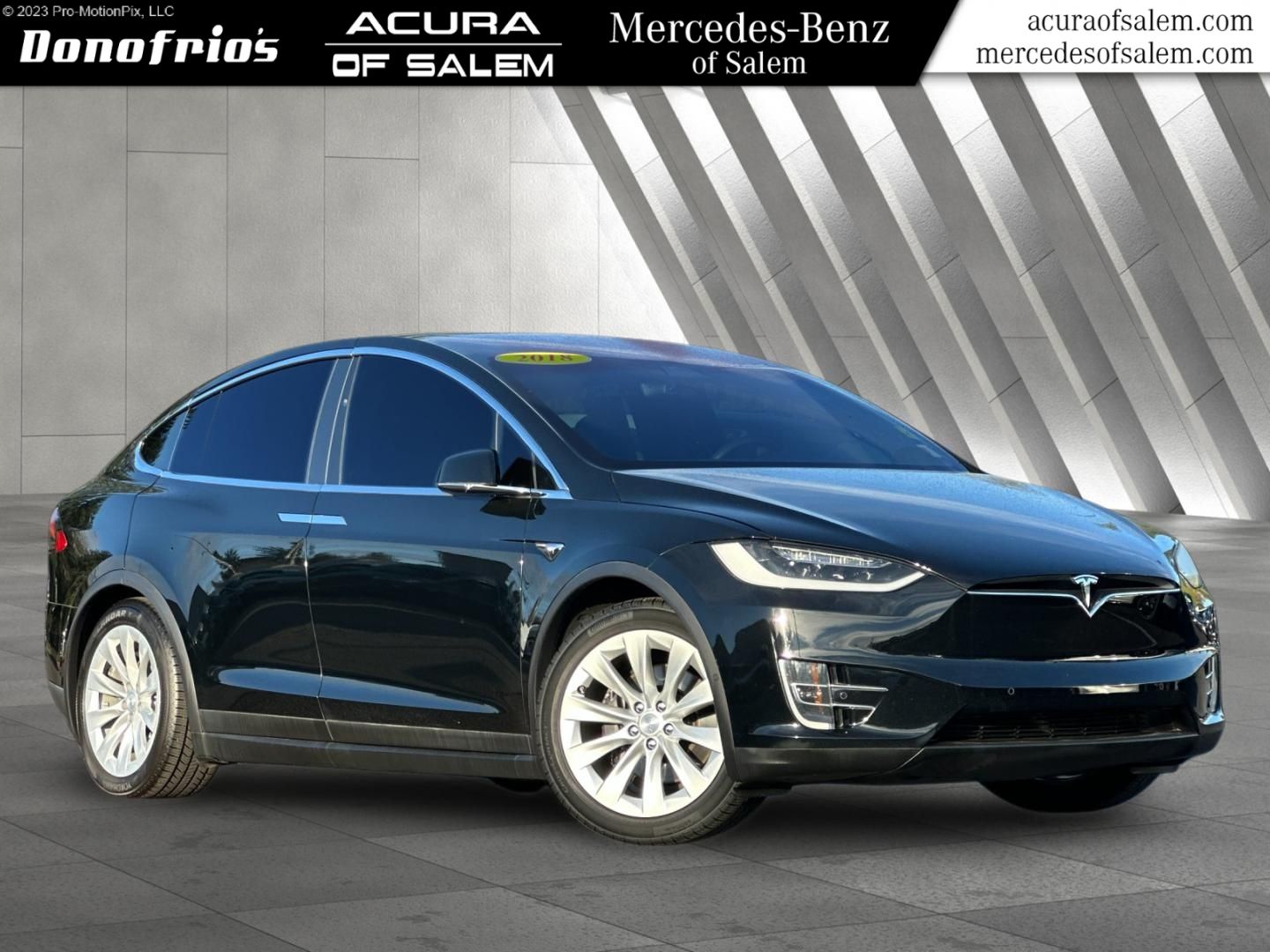 used 2018 Tesla Model X car, priced at $23,490