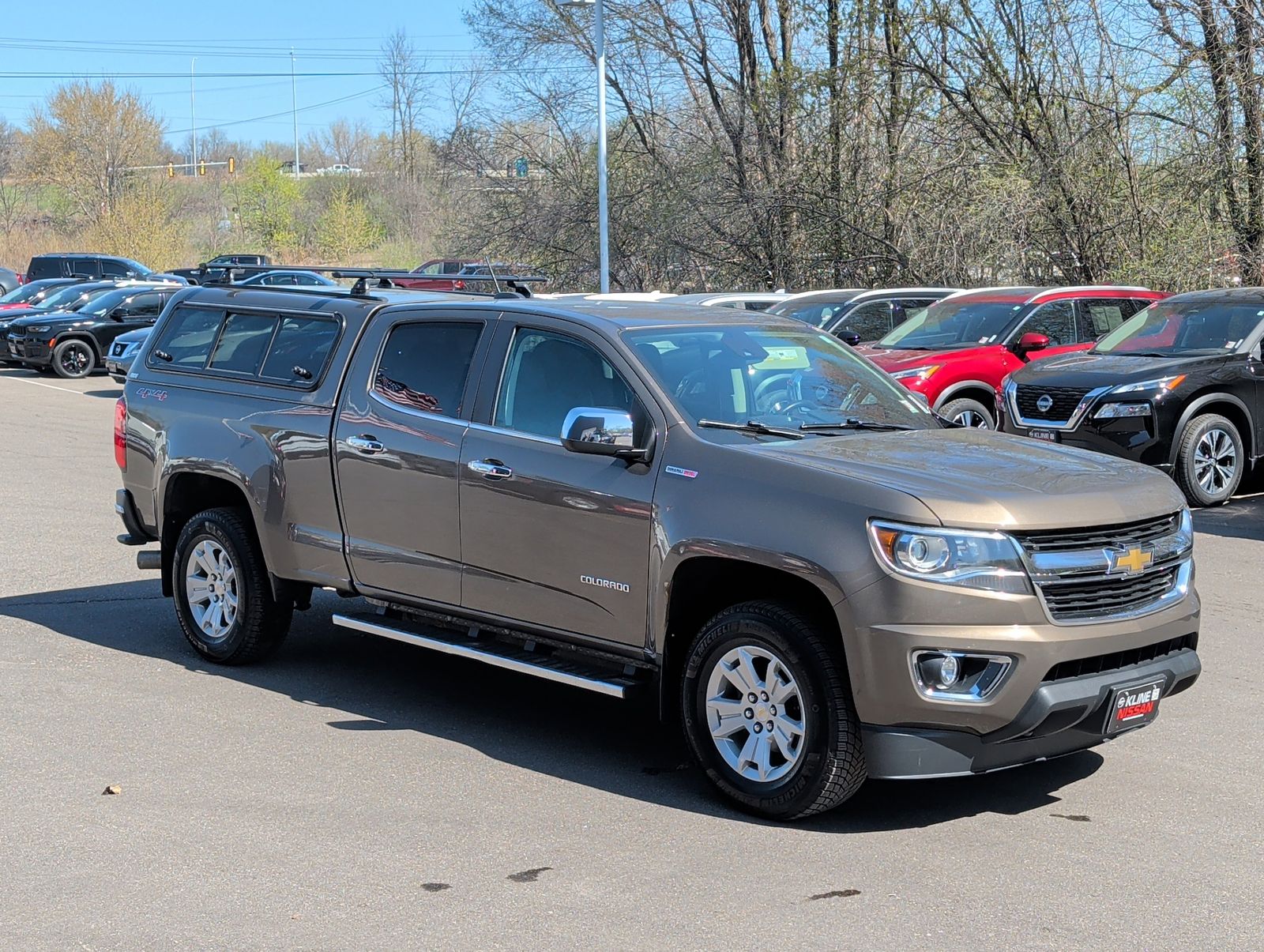 Brownstone Metallic 2017 Chevrolet Colorado LT Crew Cab 4WD Pickup Truck Four-Wheel Drive 6-Speed Automatic
