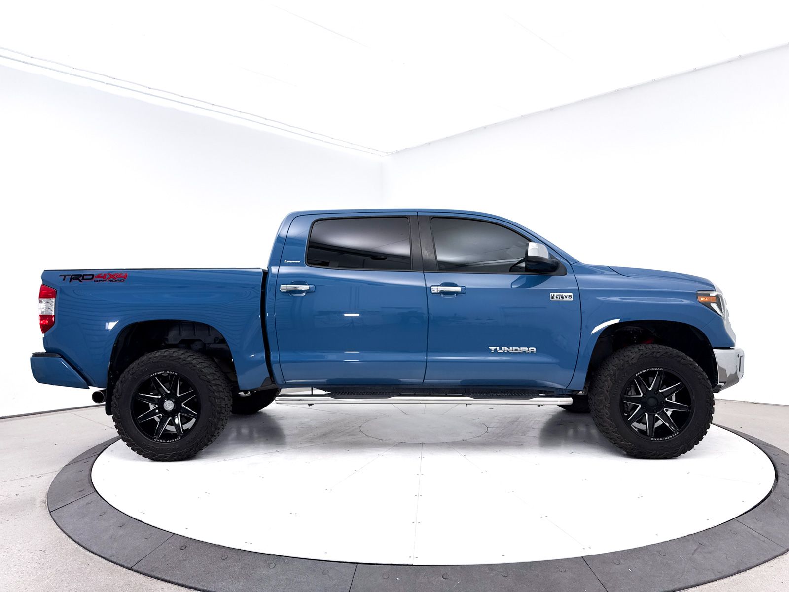 Blue 2020 Toyota Tundra Pickup Truck Four-Wheel Drive 6-Speed Automatic