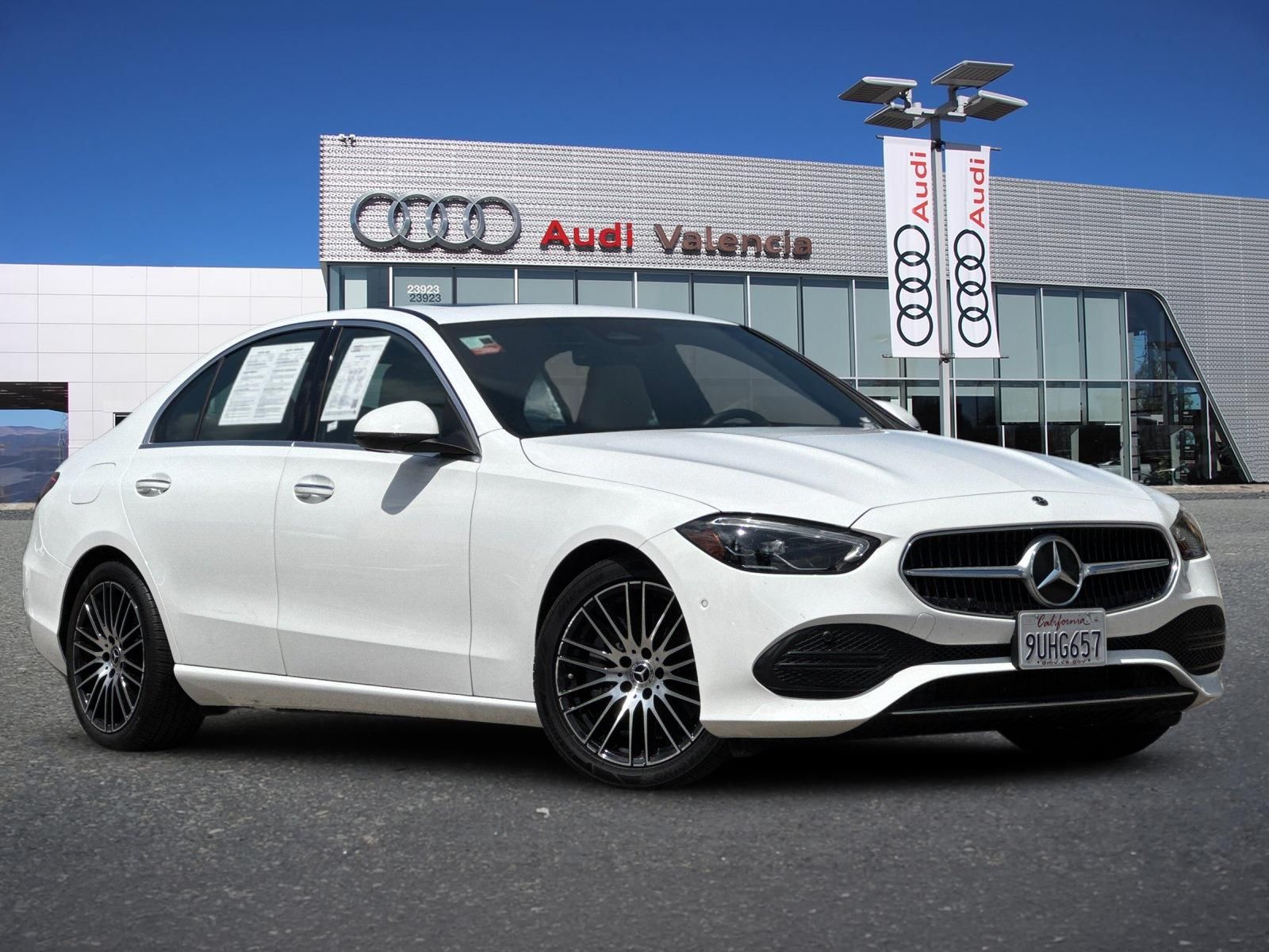 Polar White 2025 Mercedes-Benz C-Class Sedan All-Wheel Drive 9-Speed Automatic