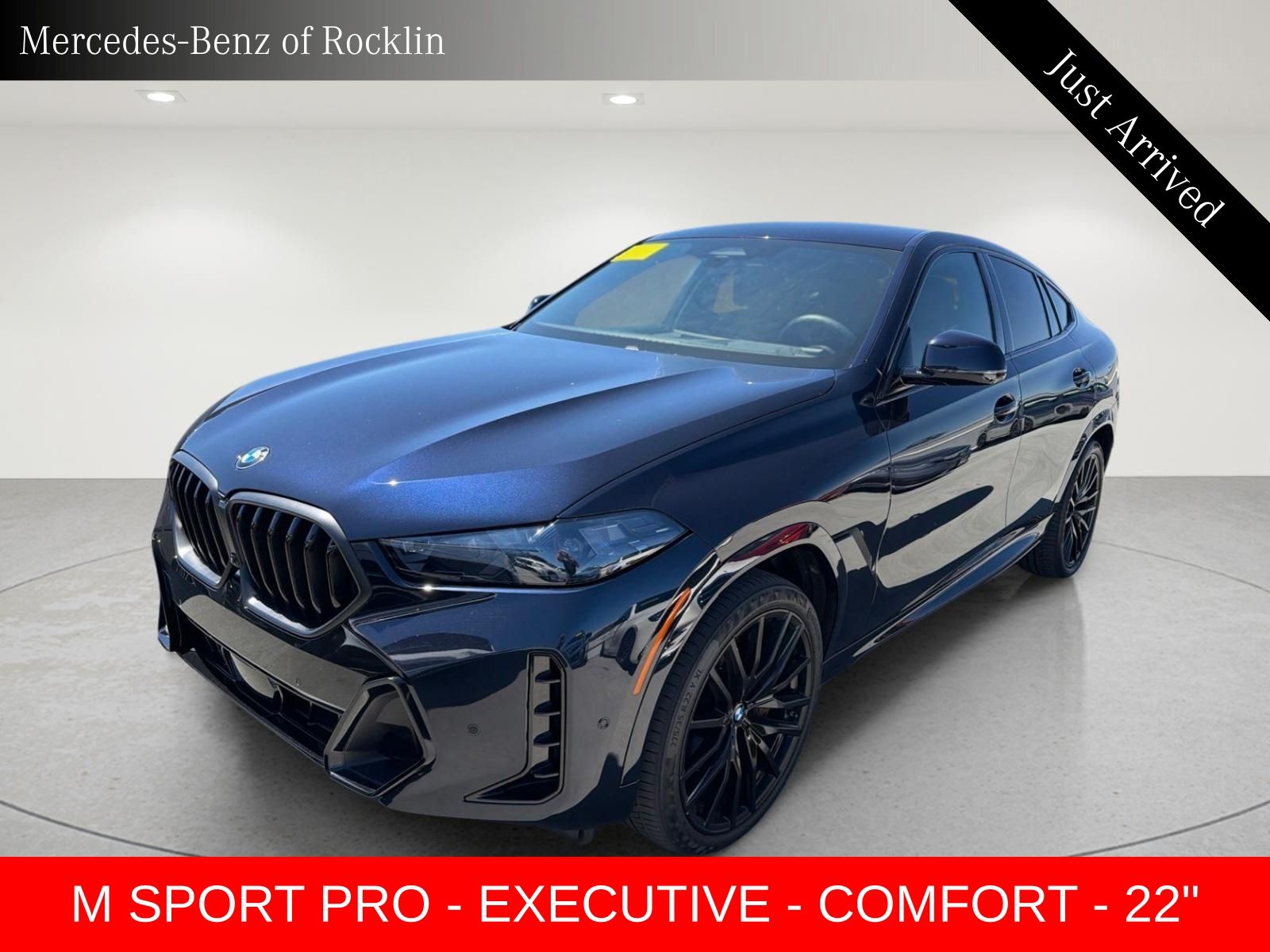 Carbon Black Metallic 2025 BMW X6 SUV / Crossover All-Wheel Drive 8-Speed Automatic