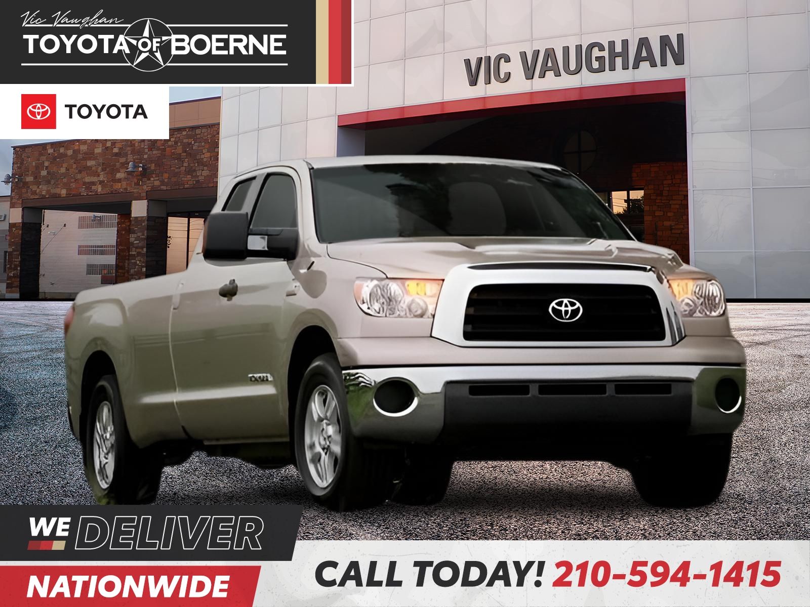 Silver 2008 Toyota Tundra Pickup Truck 4X2 6-Speed Automatic