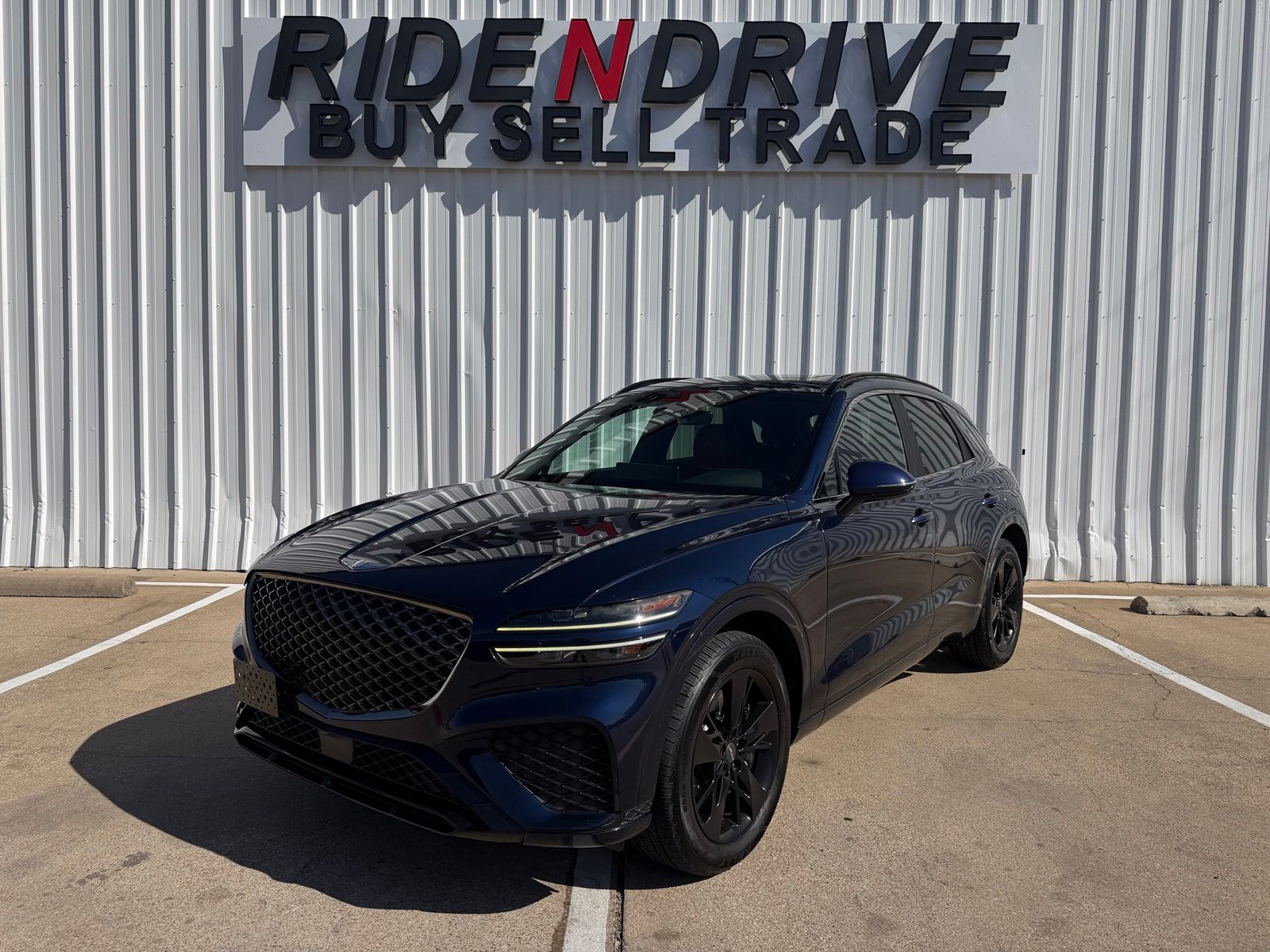 Adriatic Blue 2022 Genesis GV70 SUV / Crossover All-Wheel Drive 8-Speed Automatic