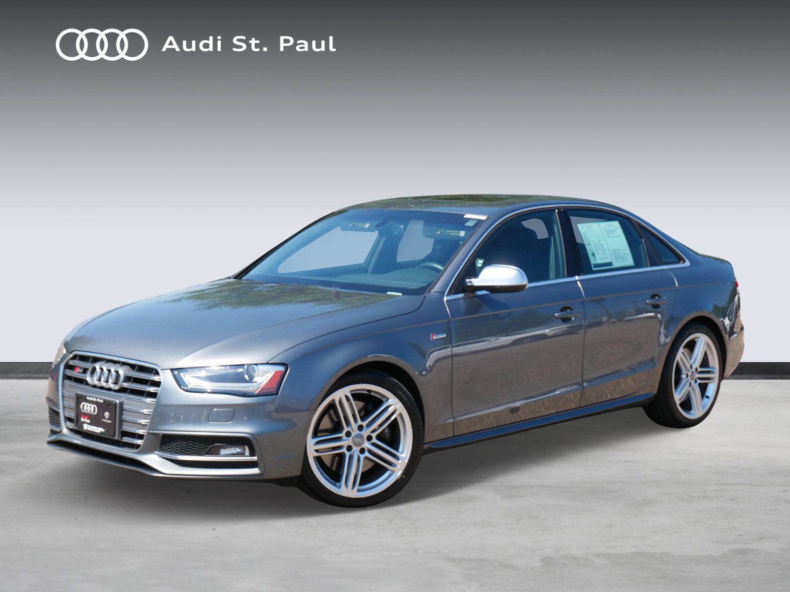Monsoon Gray Metallic 2015 Audi S4 Sedan All-Wheel Drive 7-Speed Automatic