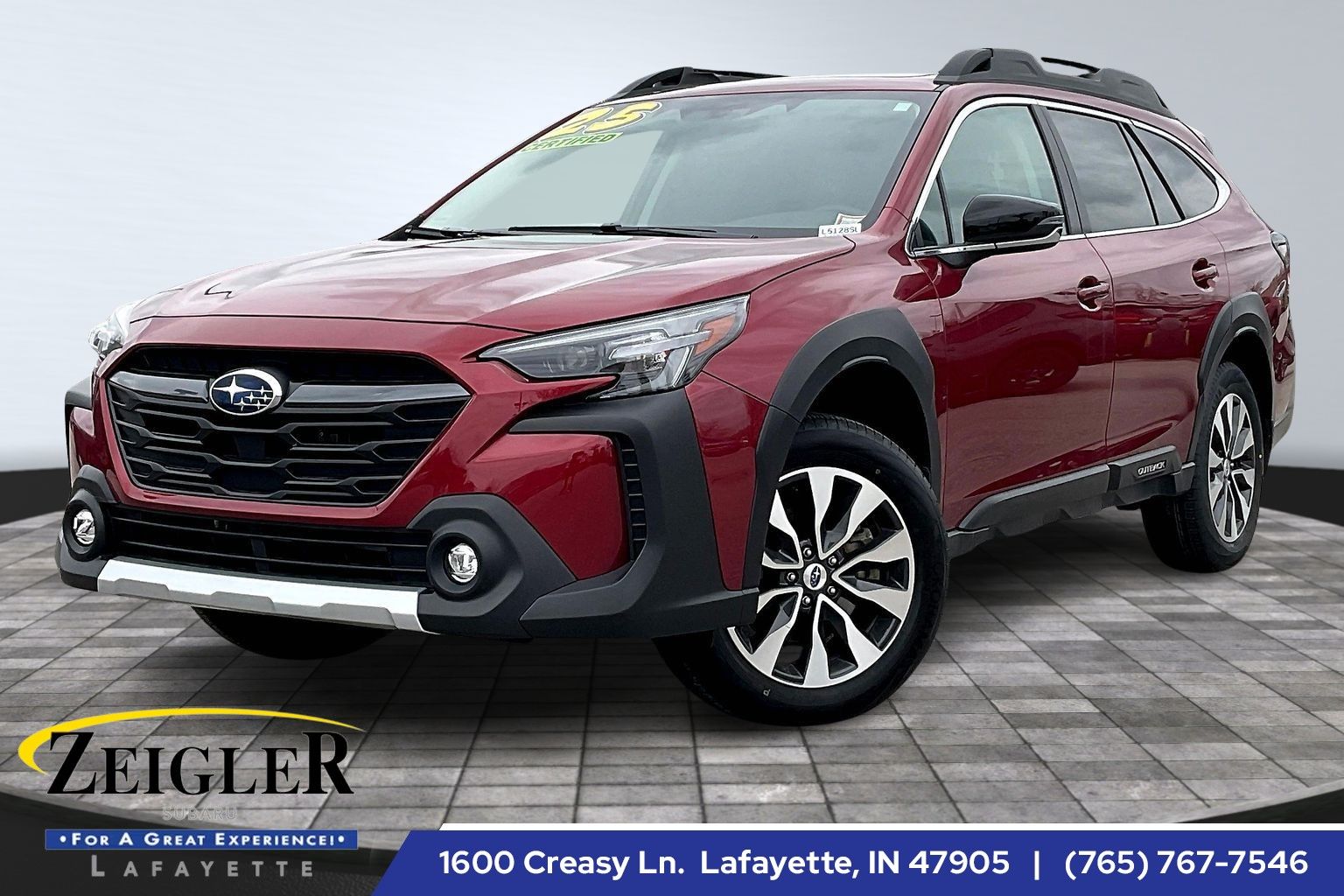 Crimson Red Pearl 2025 Subaru Outback Limited AWD SUV / Crossover All-Wheel Drive Continuously Variable Transmission