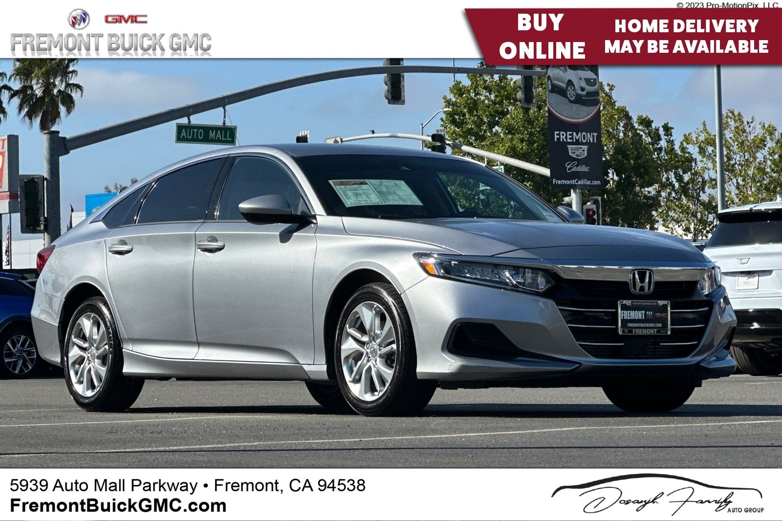 Lunar Silver Metallic 2021 Honda Accord Sedan Front-Wheel Drive Continuously Variable Transmission
