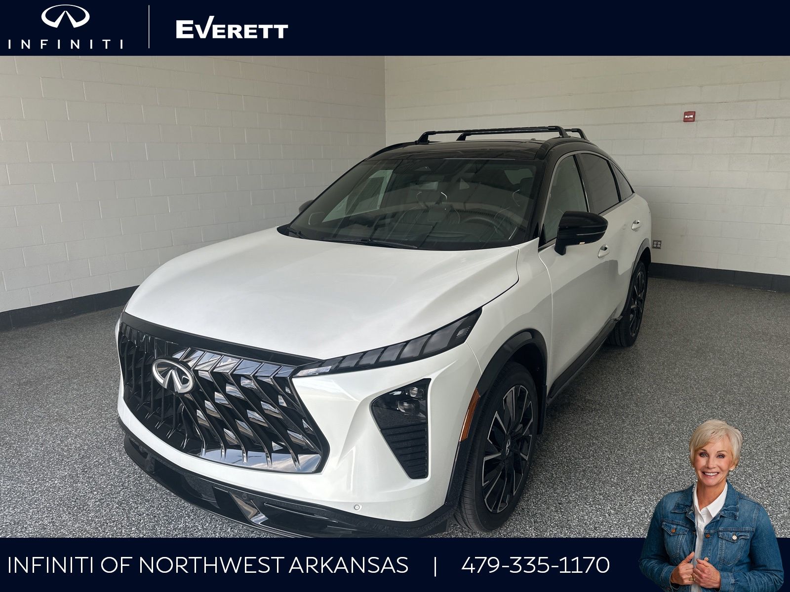 Radiant White/Black Obsidian 2027 INFINITI QX65 SUV / Crossover All-Wheel Drive 9-Speed Automatic