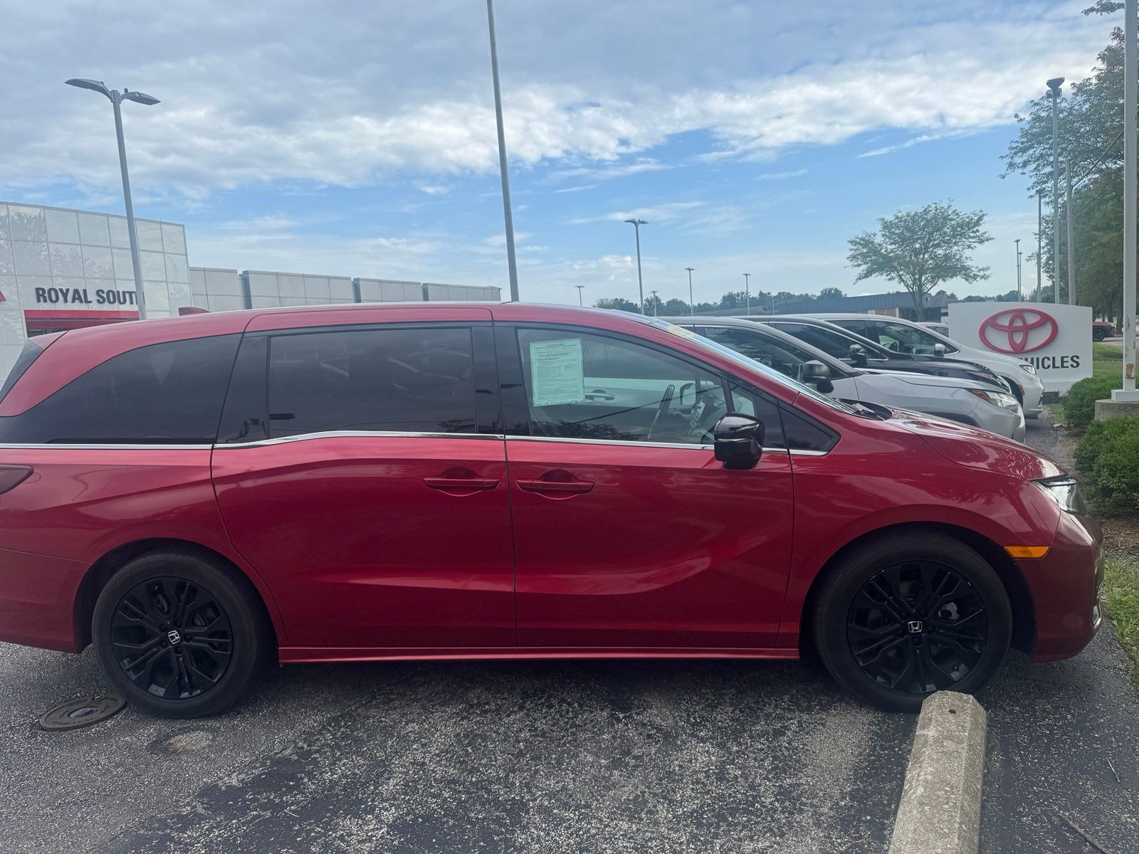 Radiant Red Metallic II 2025 Honda Odyssey Minivan Front-Wheel Drive Automatic