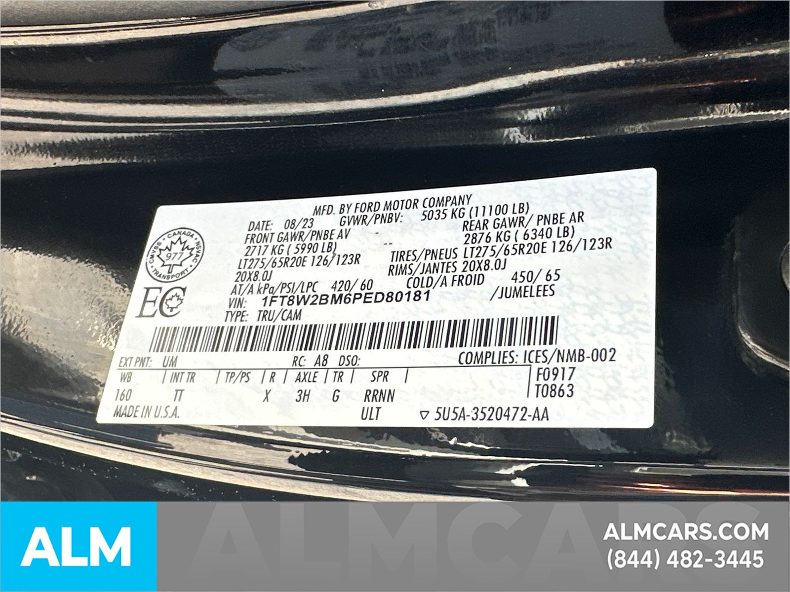 Used 2023 Black Ford Limited image 37
